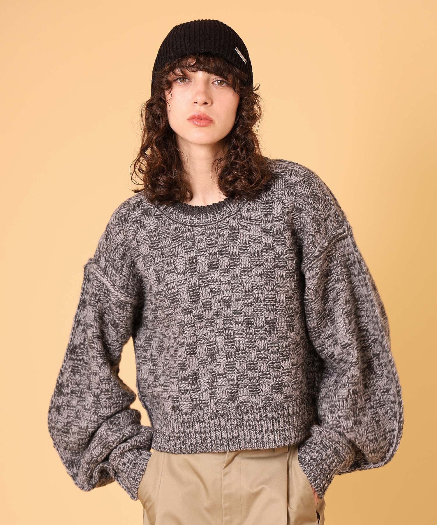 ミックスニットプルオーバー