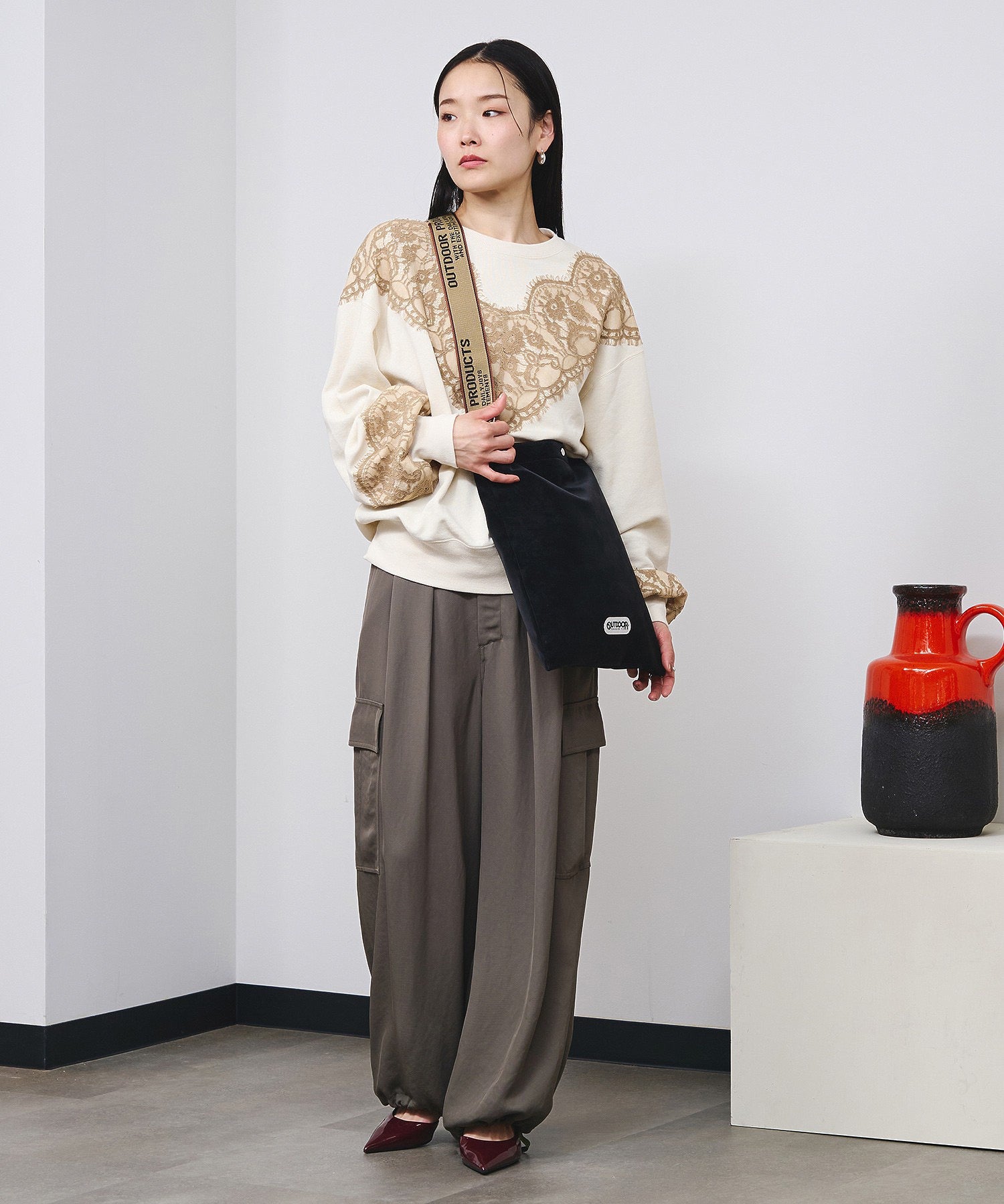 【ROSE BUD別注】OUTDOOR PRODUCTS/JACQUARD TAPE TOTE