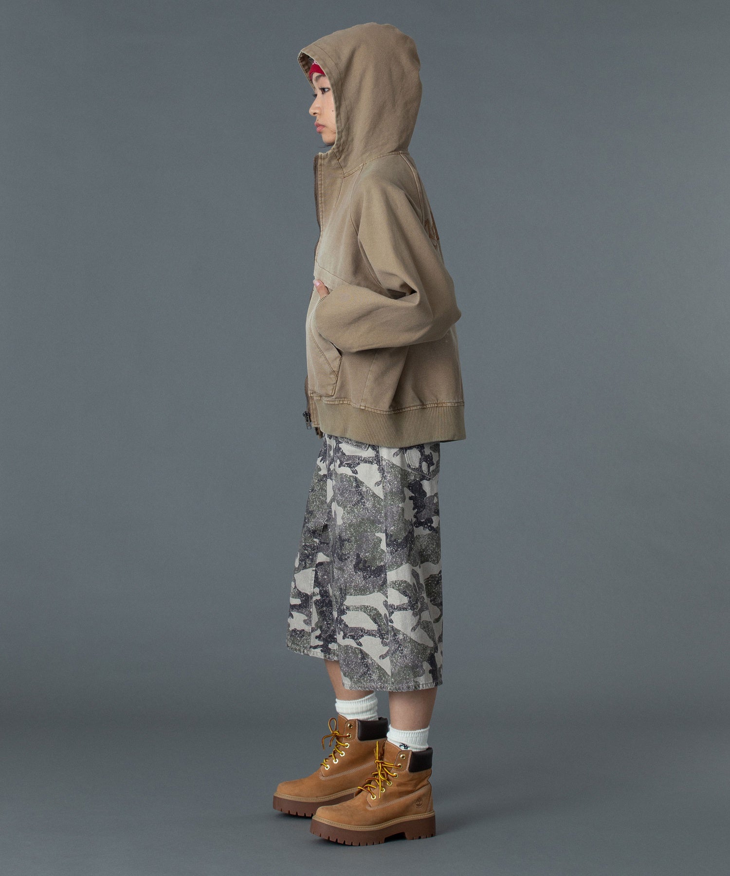 ARCH LOGO HOODED JACKET