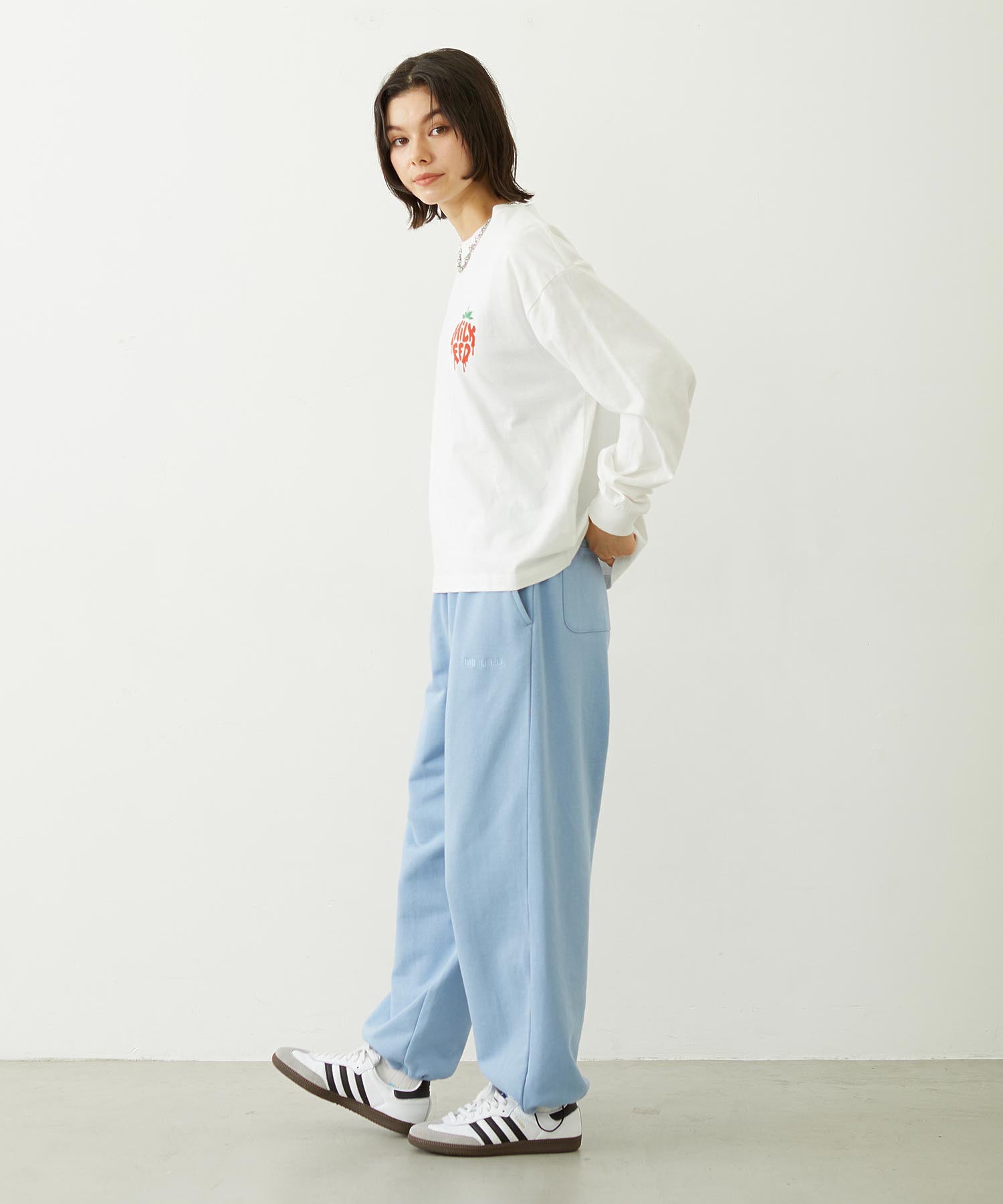 MELTY STRAWBERRY WIDE L/S TEE