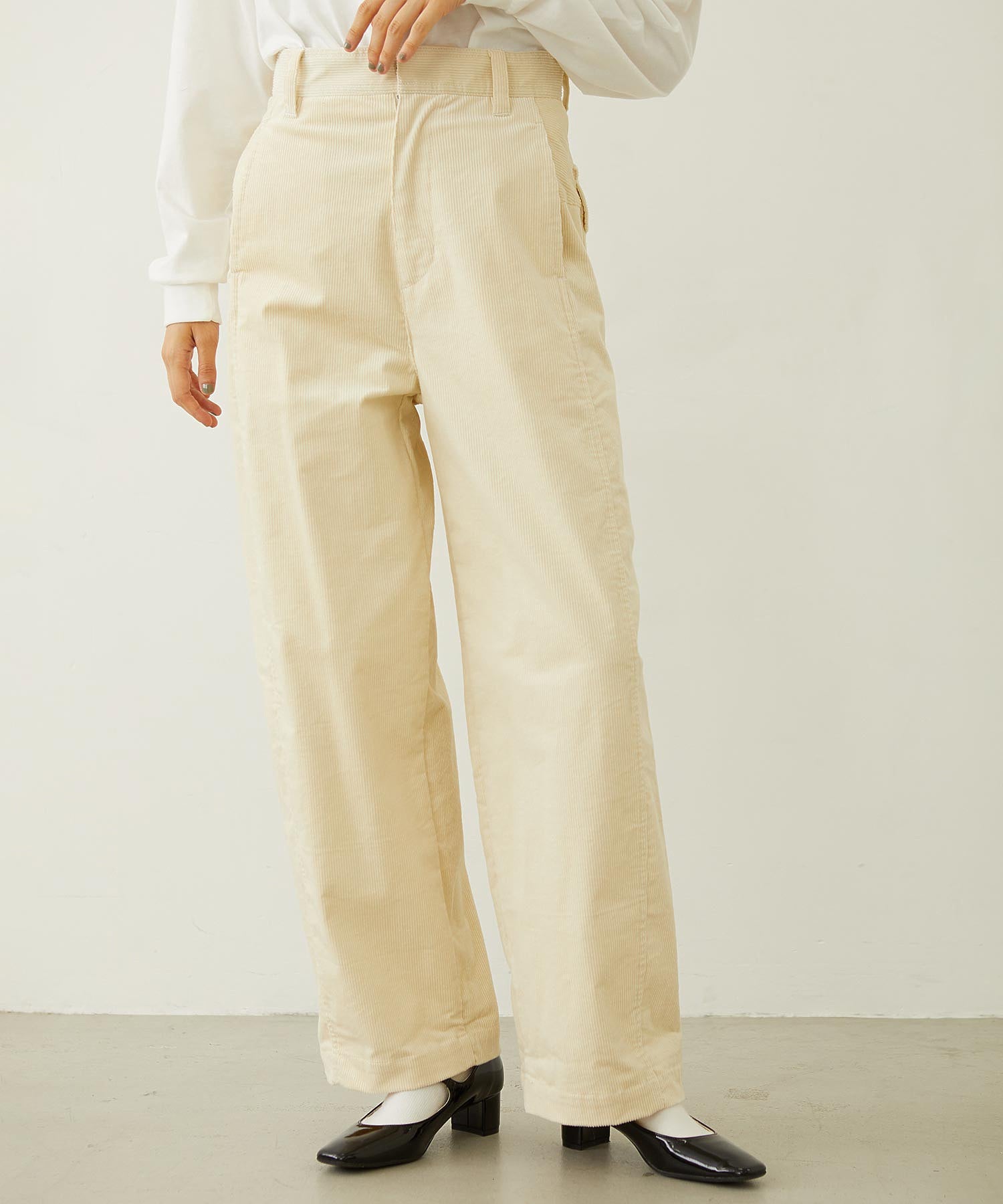 WORK STYLE CORDUROY PANTS
