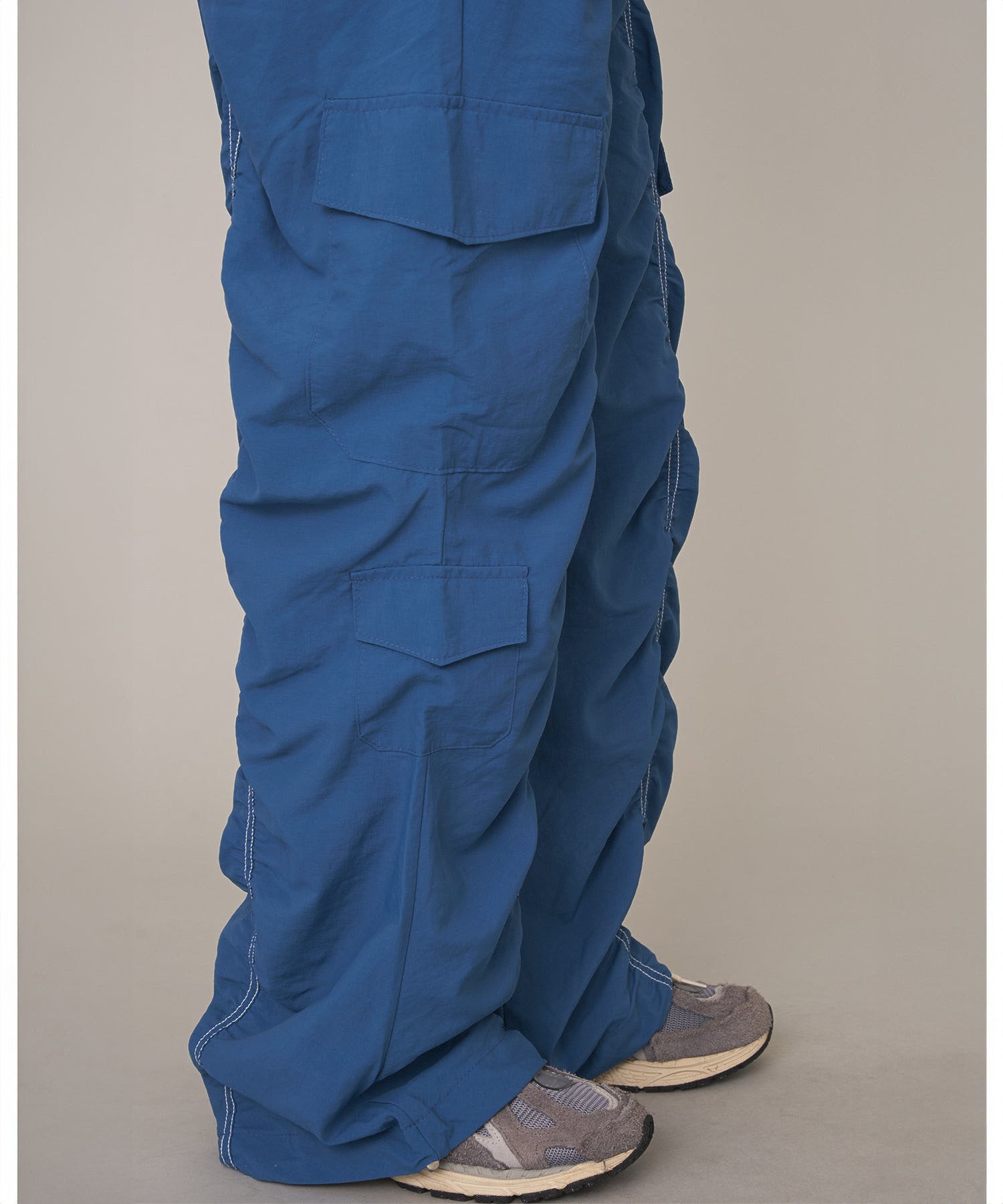 SHIRRING CARGO PANTS BABU-BU