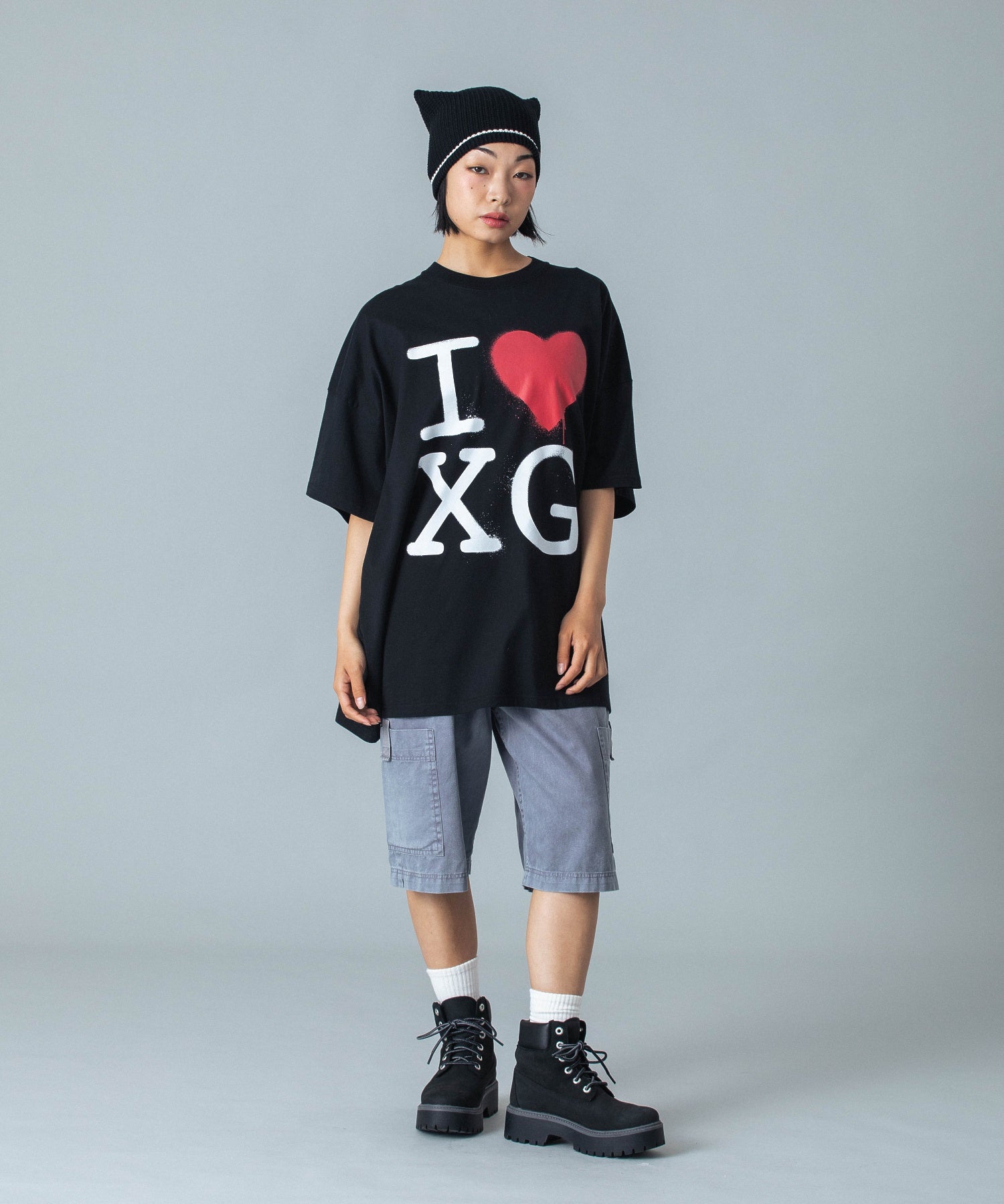 FADED FACE EASY HALF PANTS