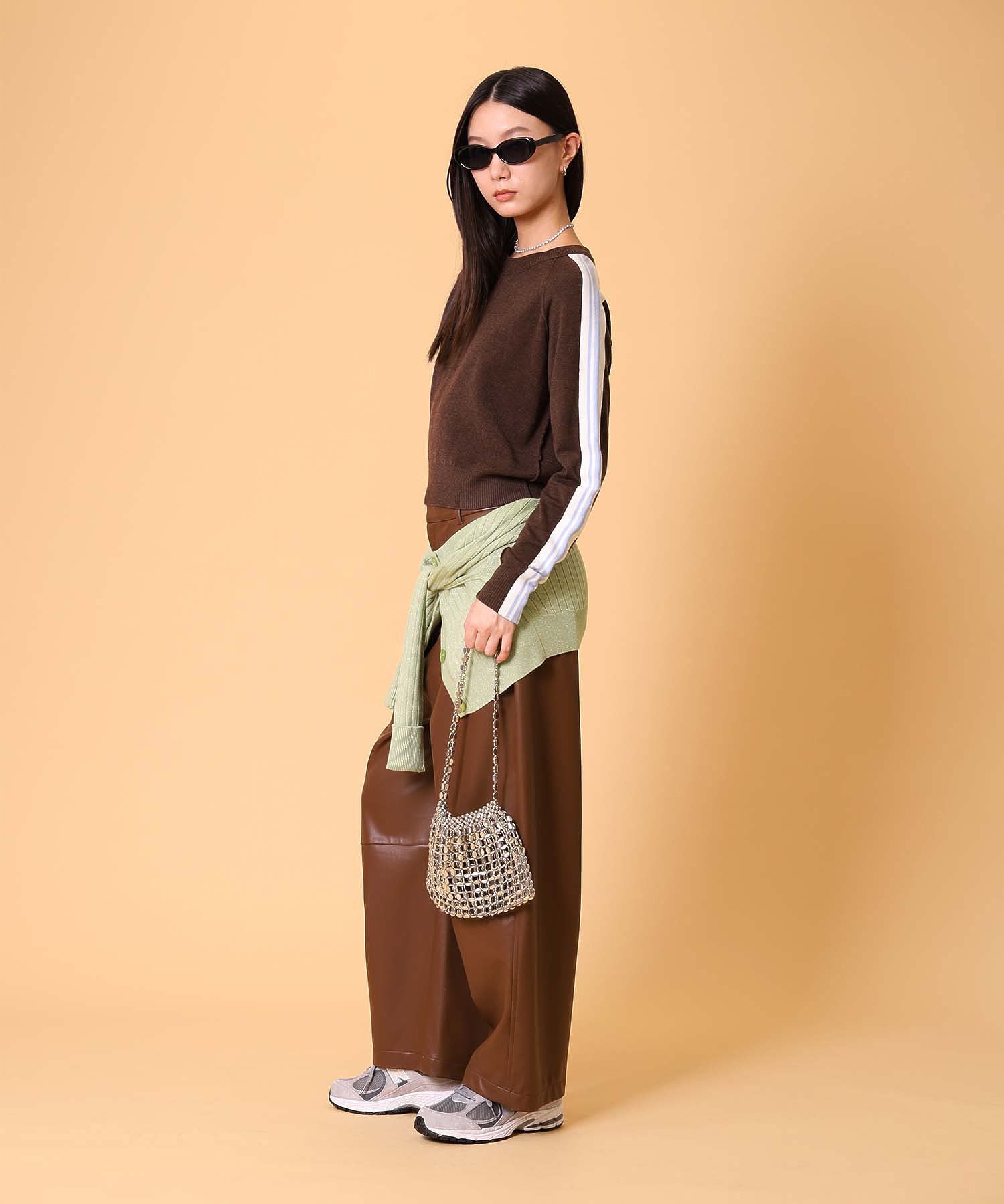 ラインニットプルオーバー