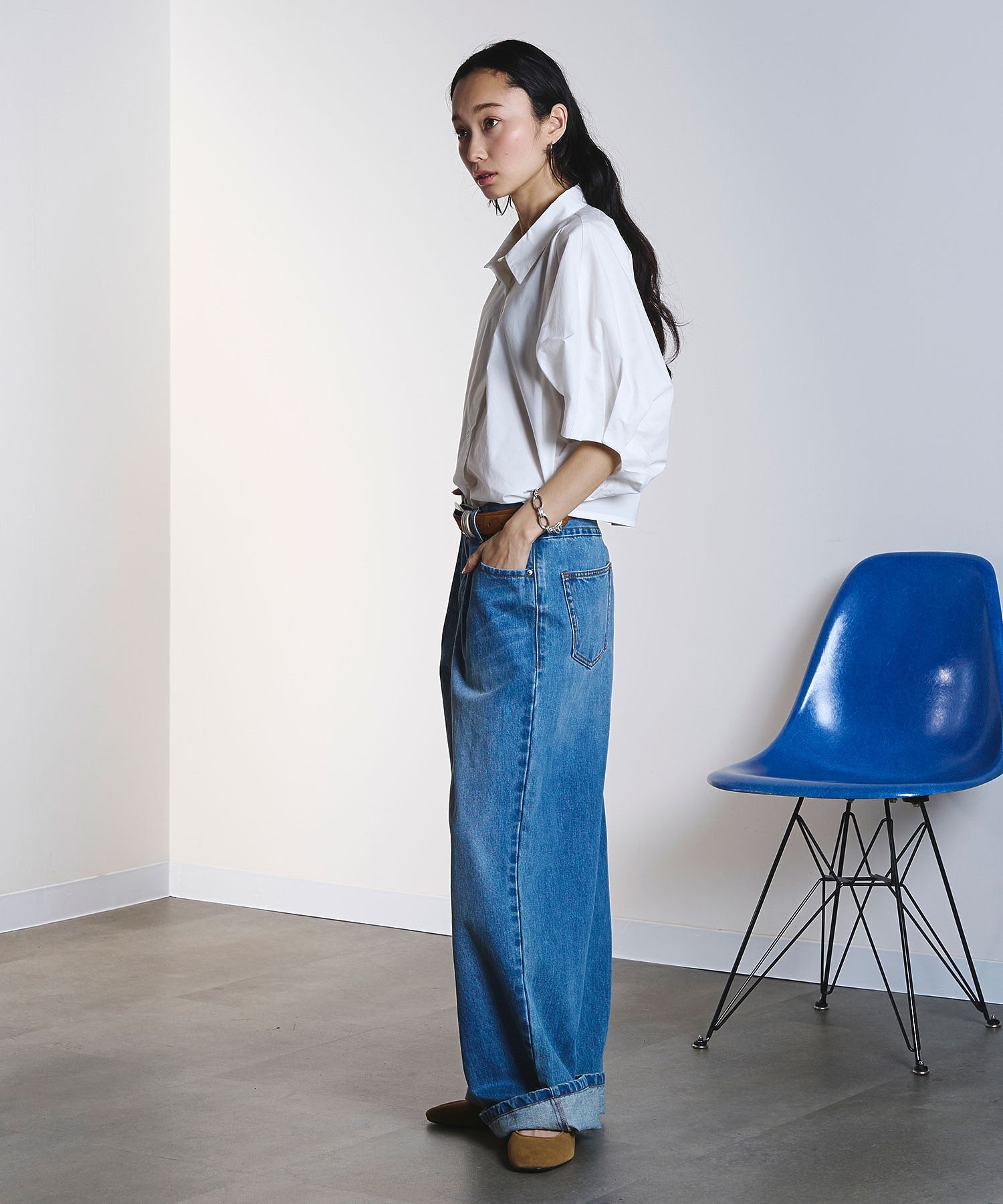 model:161cm 着用サイズ:ONE SIZE