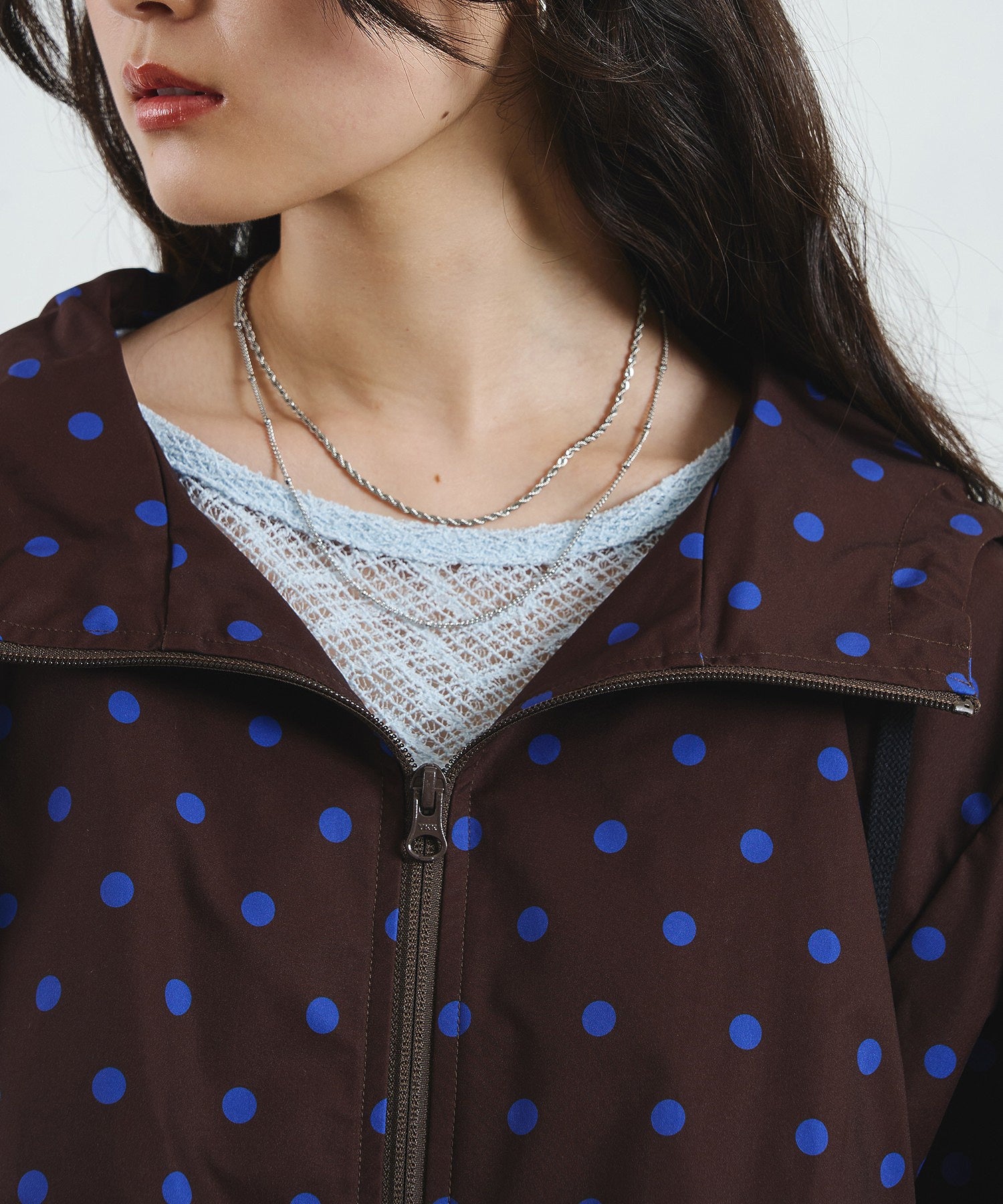 POLKA DOT PUFF BLOUSON