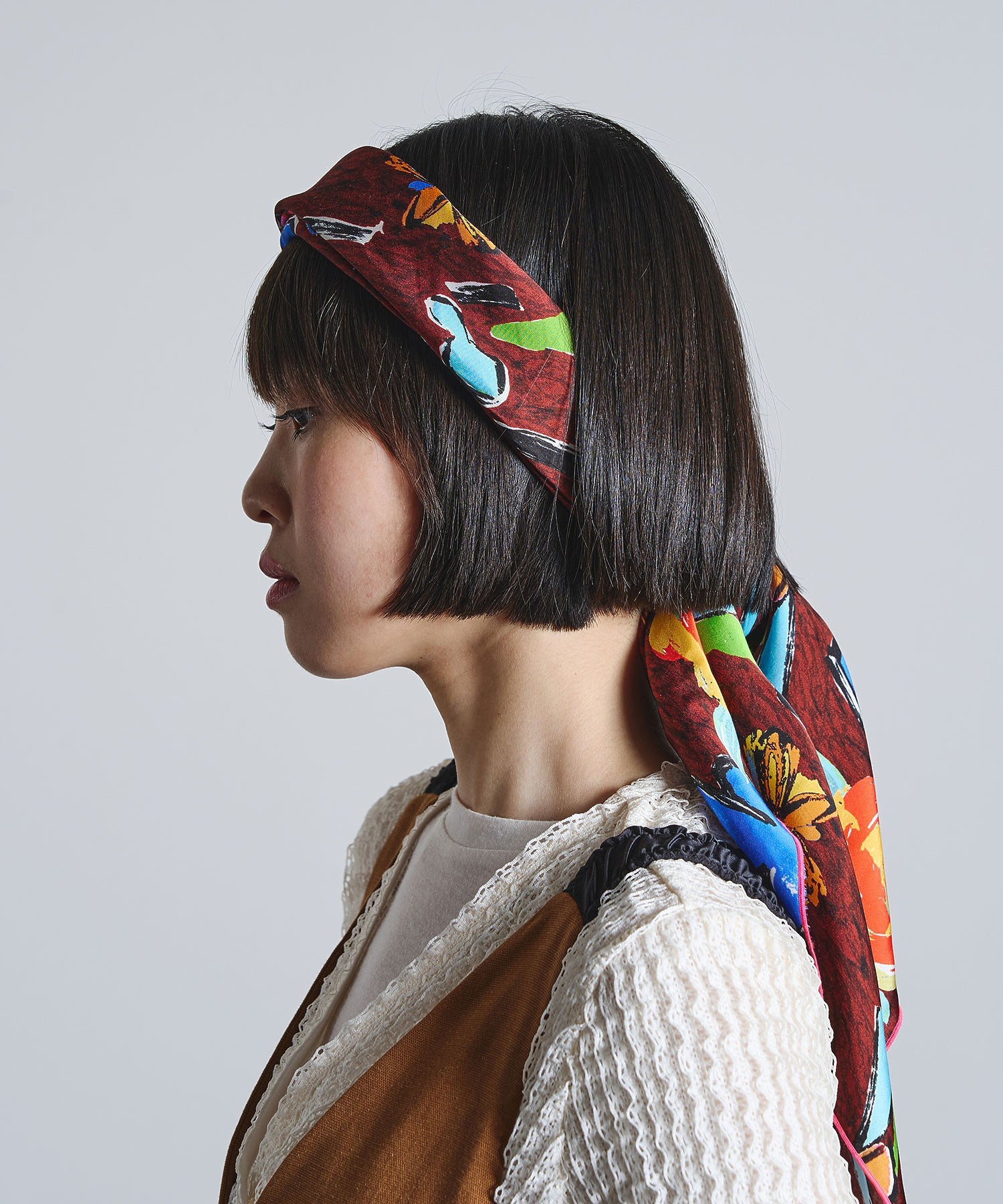 mici/PRINT SCARF