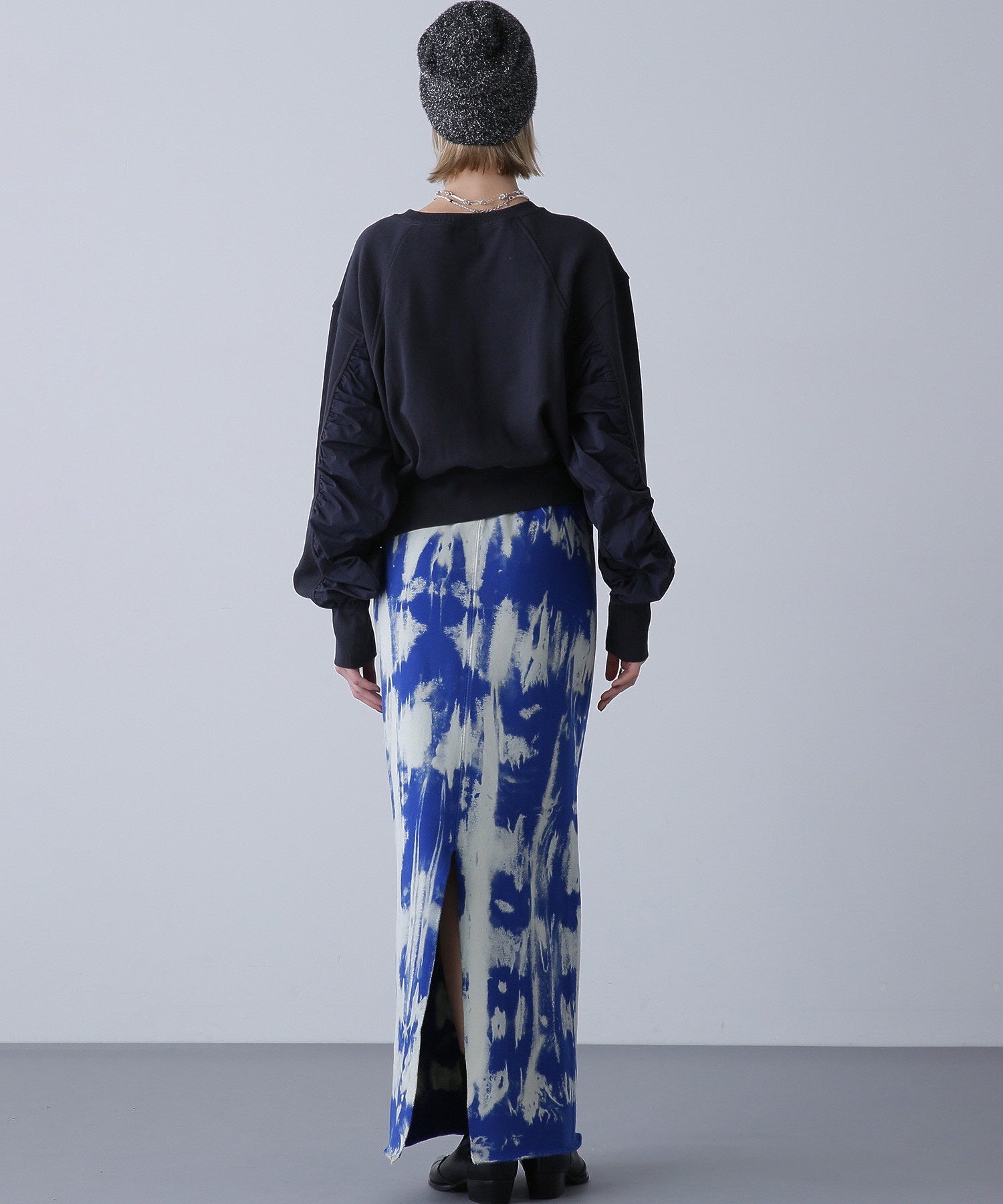 ナイロンドッキングスウェット