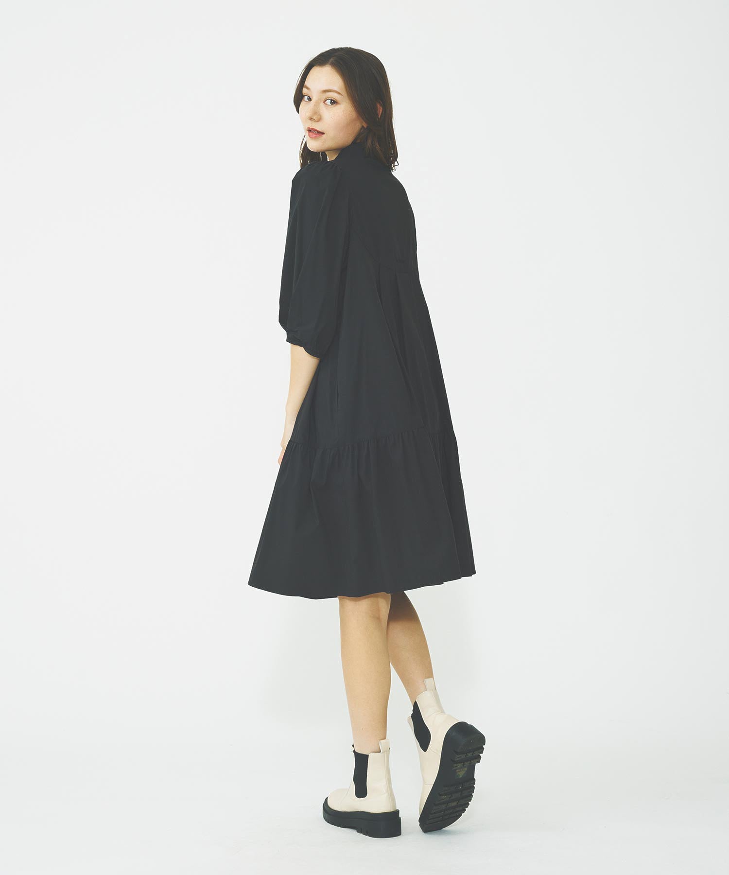 BOW TIE SHIRT DRESS