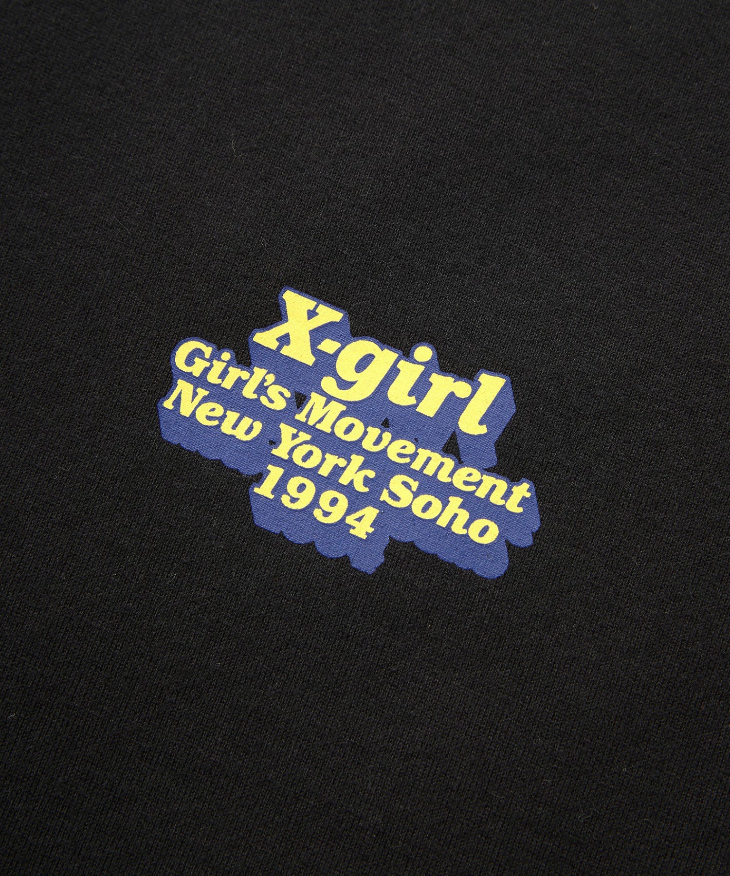 MESSAGE AND FACE CIRCLE LOGO L/S TEE