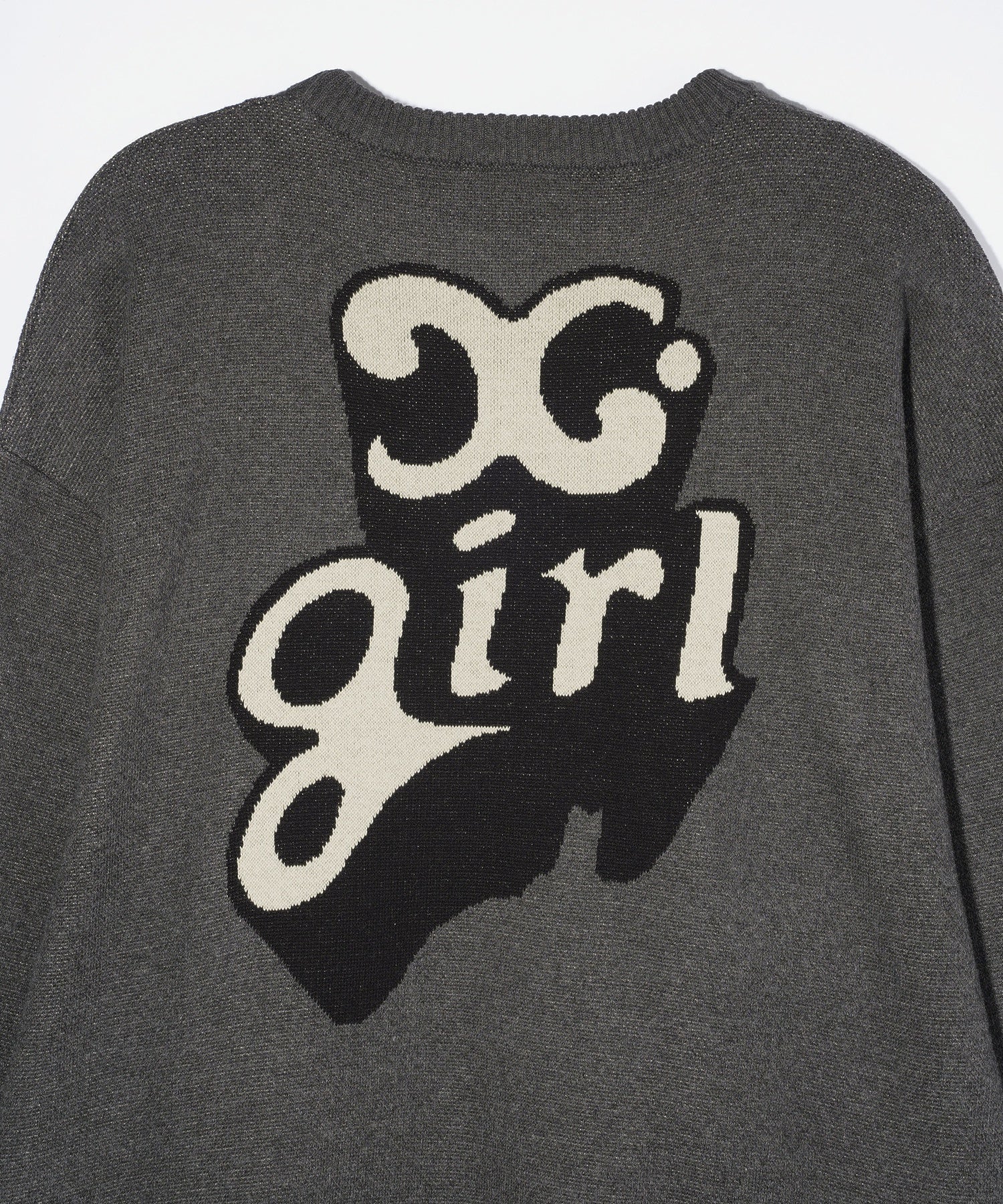 POP LOGO JACQUARD KNIT TOP