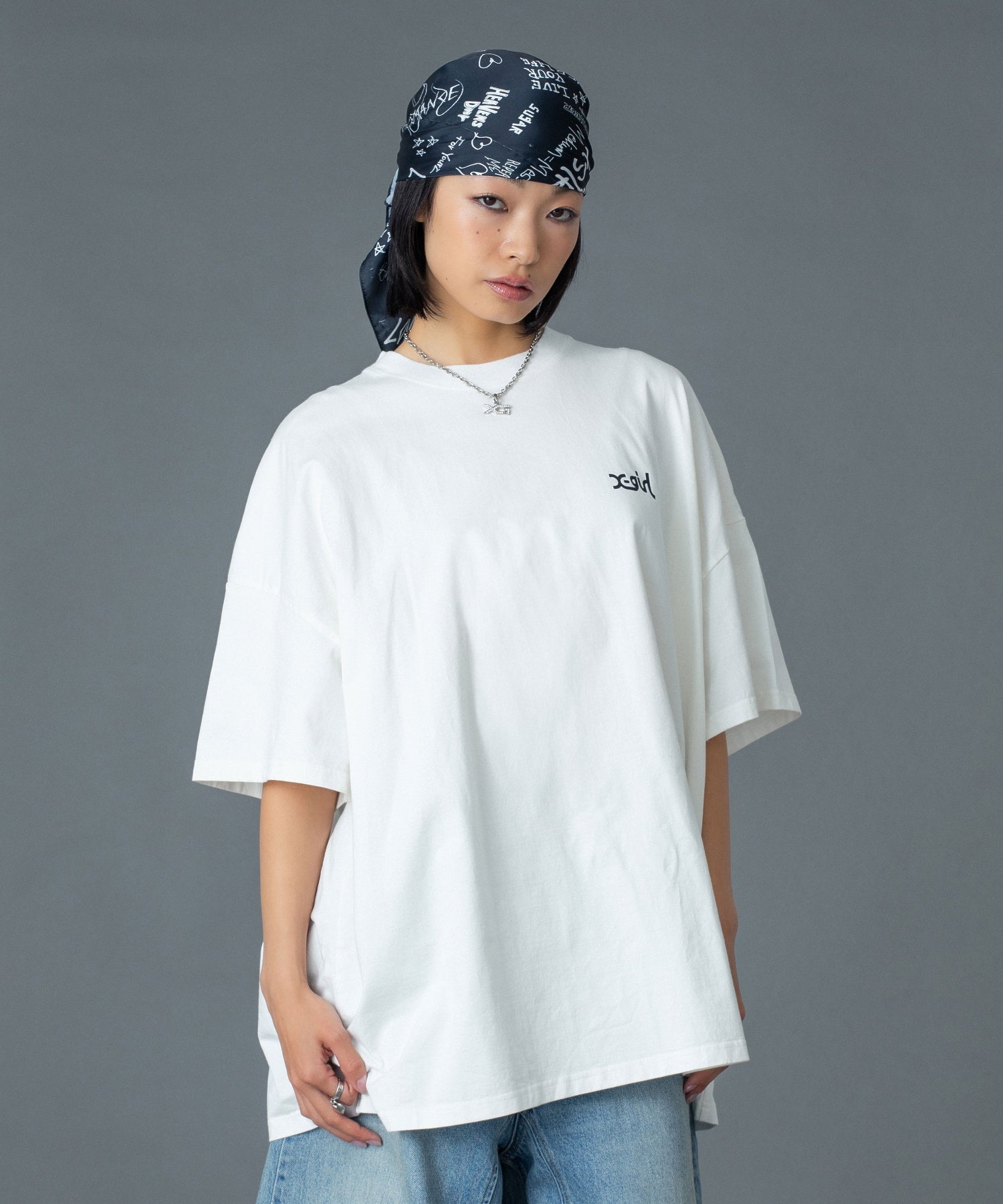 LEOPARD BOX LOGO S/S BIG TEE DRESS