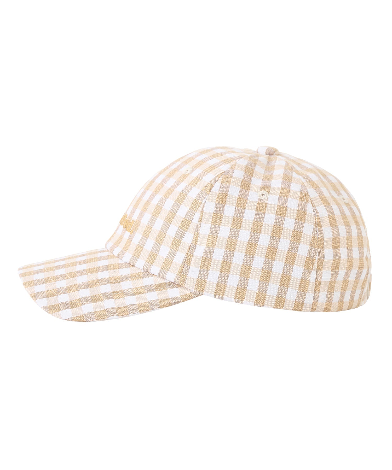 GINGHAM LOGO CAP