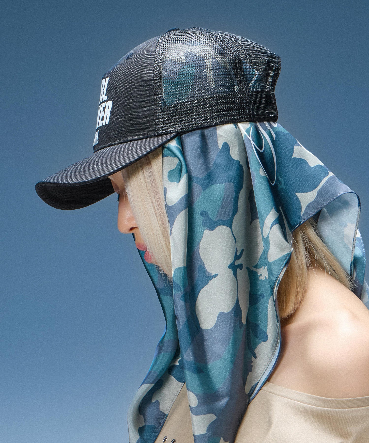 GIRL POWER LOGO TRUCKER CAP