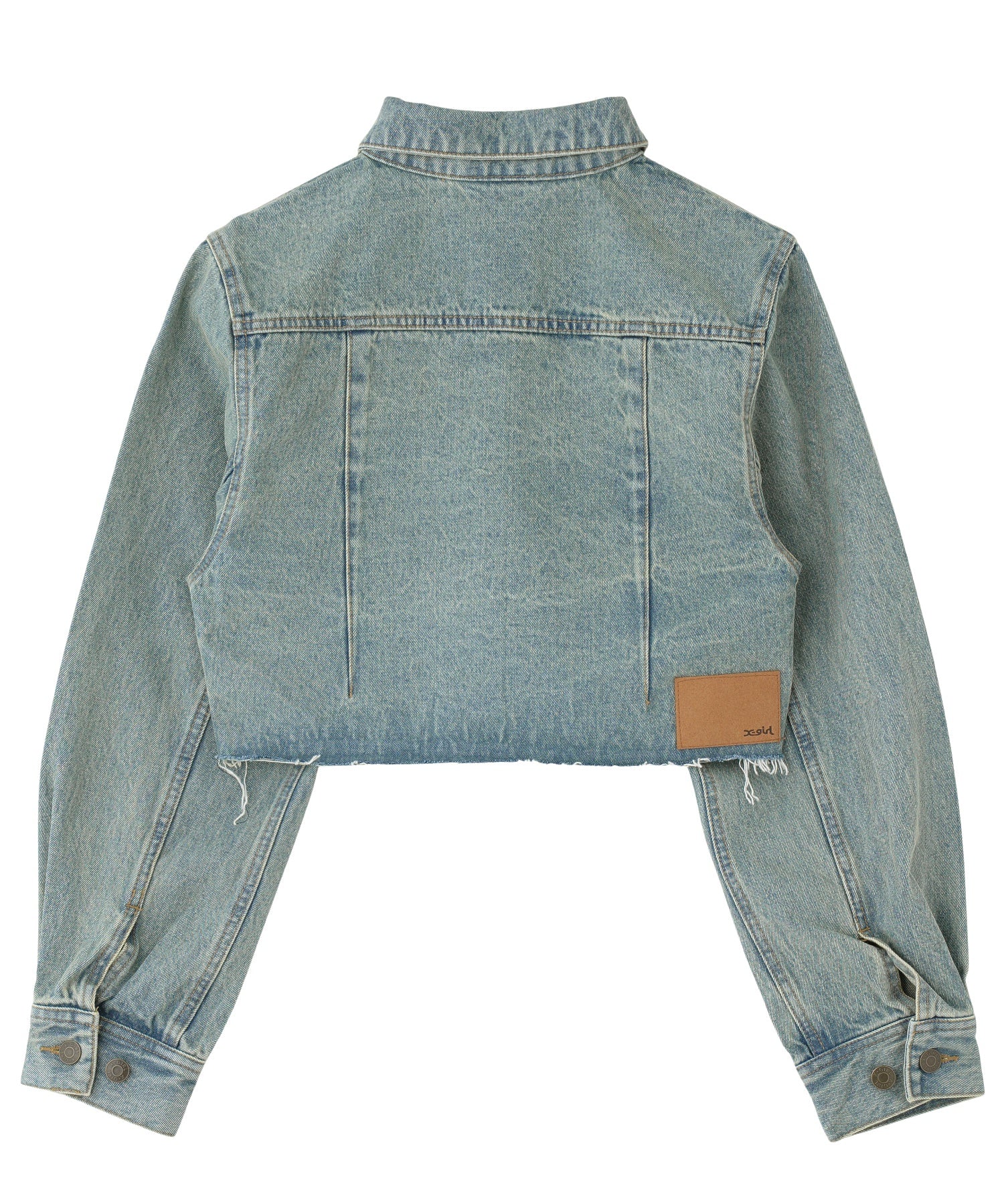 OVERDYED ZIP UP DENIM JACKET