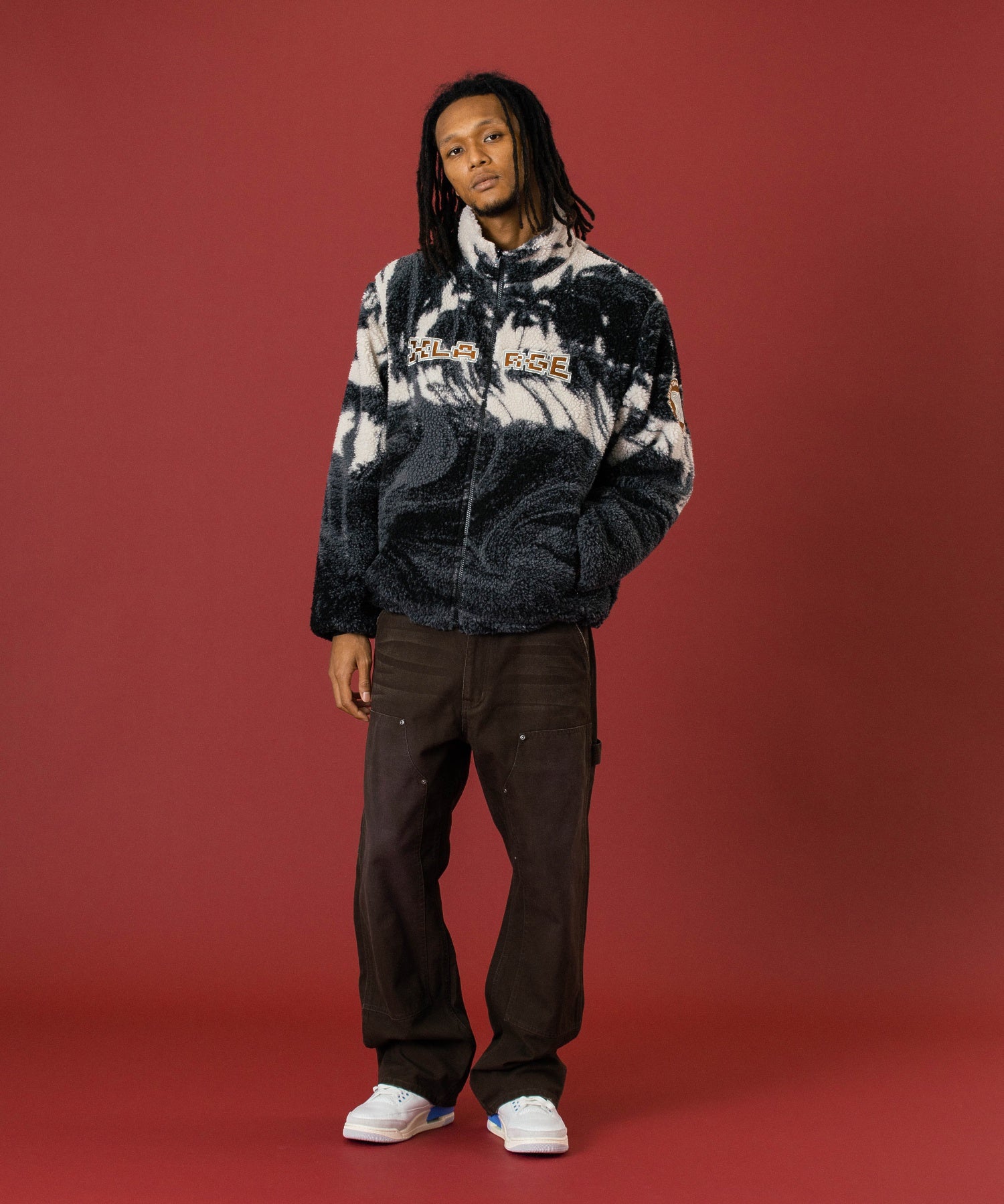 FADED DOUBLE KNEE PANTS