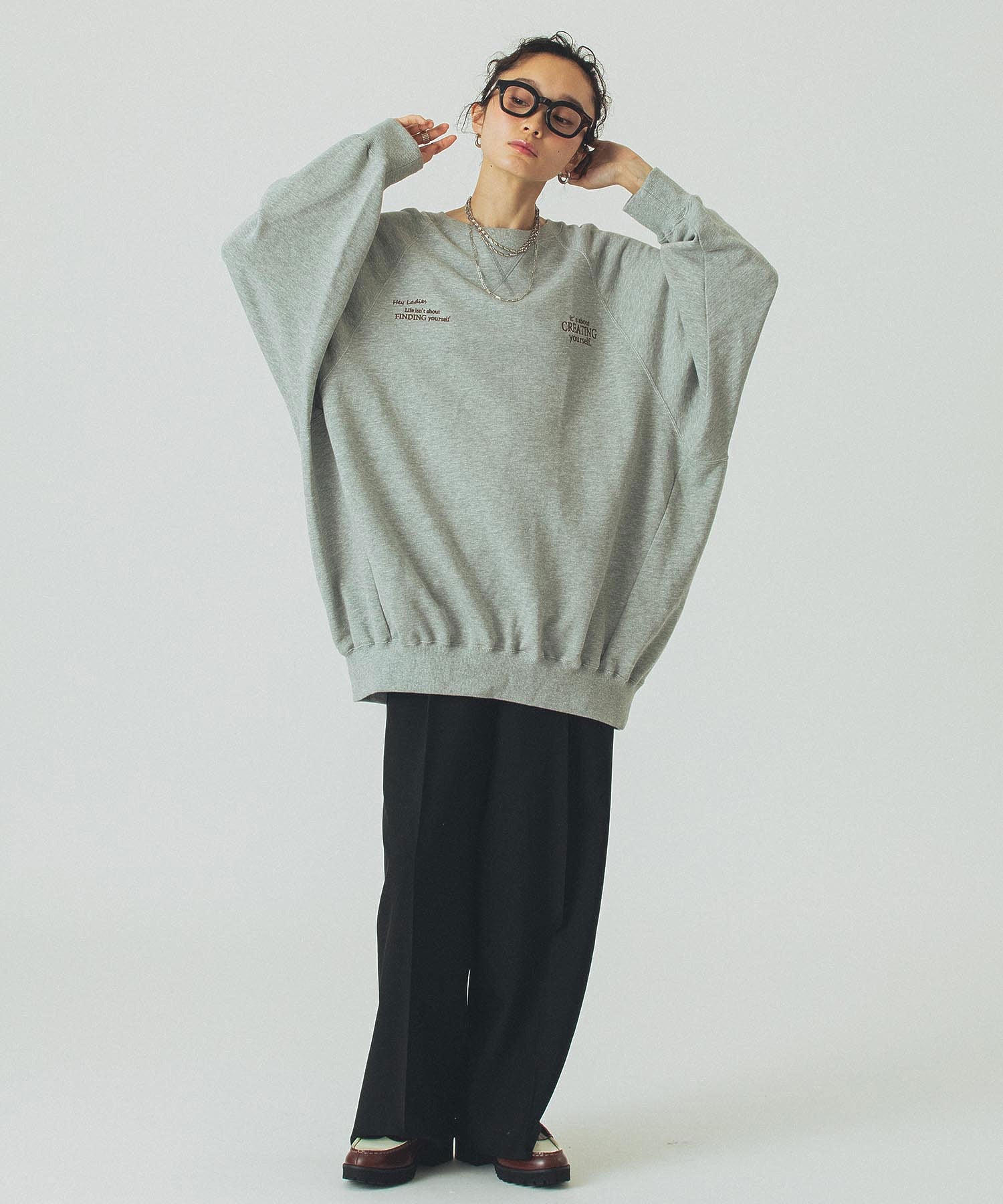 model:161cm 着用サイズ:ONE SIZE