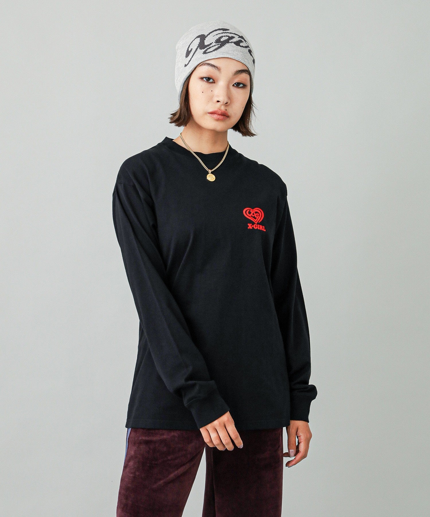 SPIRAL HEART LOGO L/S TEE