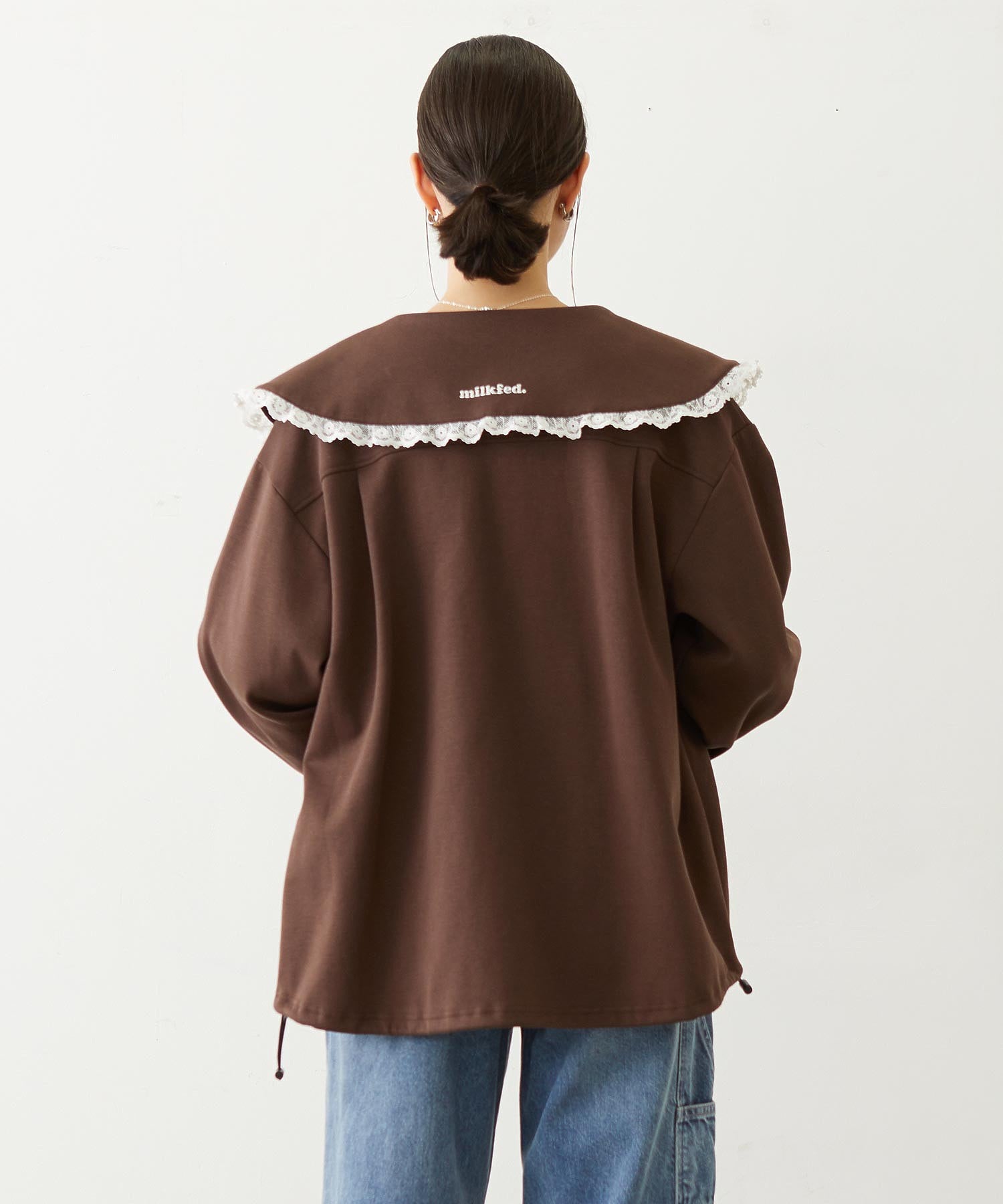 BIG COLLAR LACE JACKET