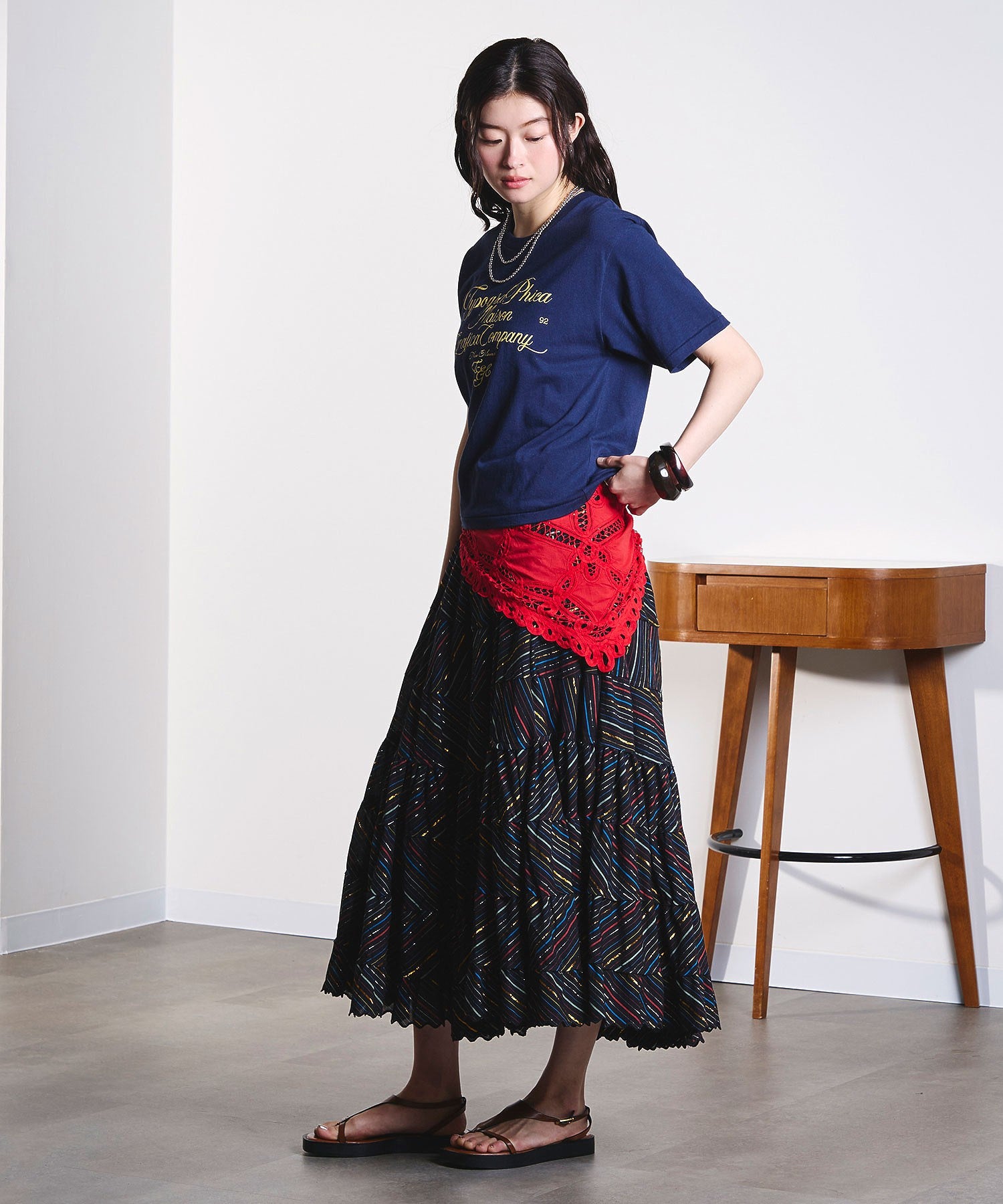 model:171cm 着用サイズ:ONE SIZE
