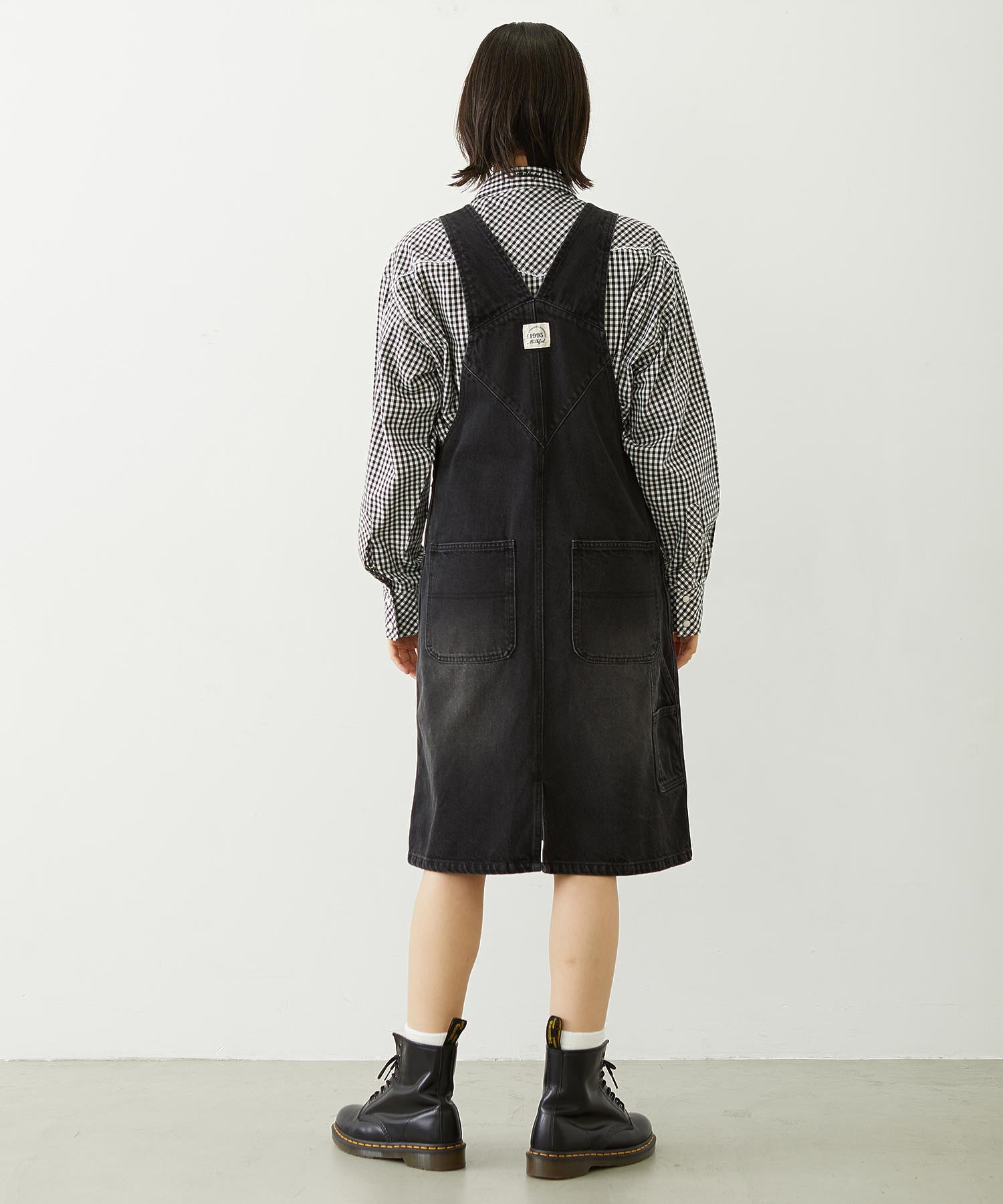 PATCH SALOPETTE SKIRT