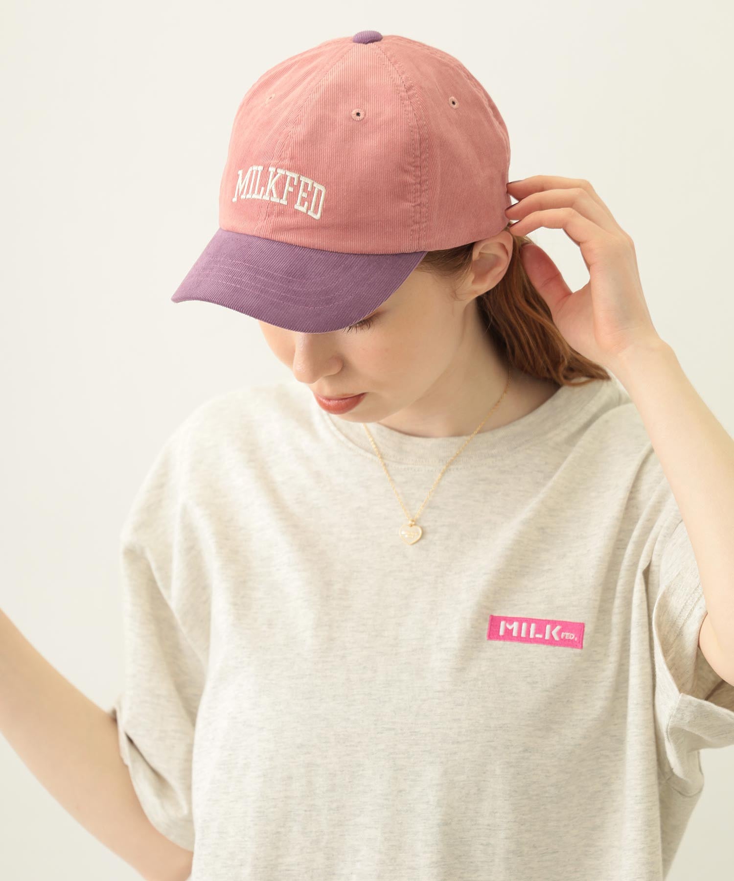 LOGO CORDUROY CAP