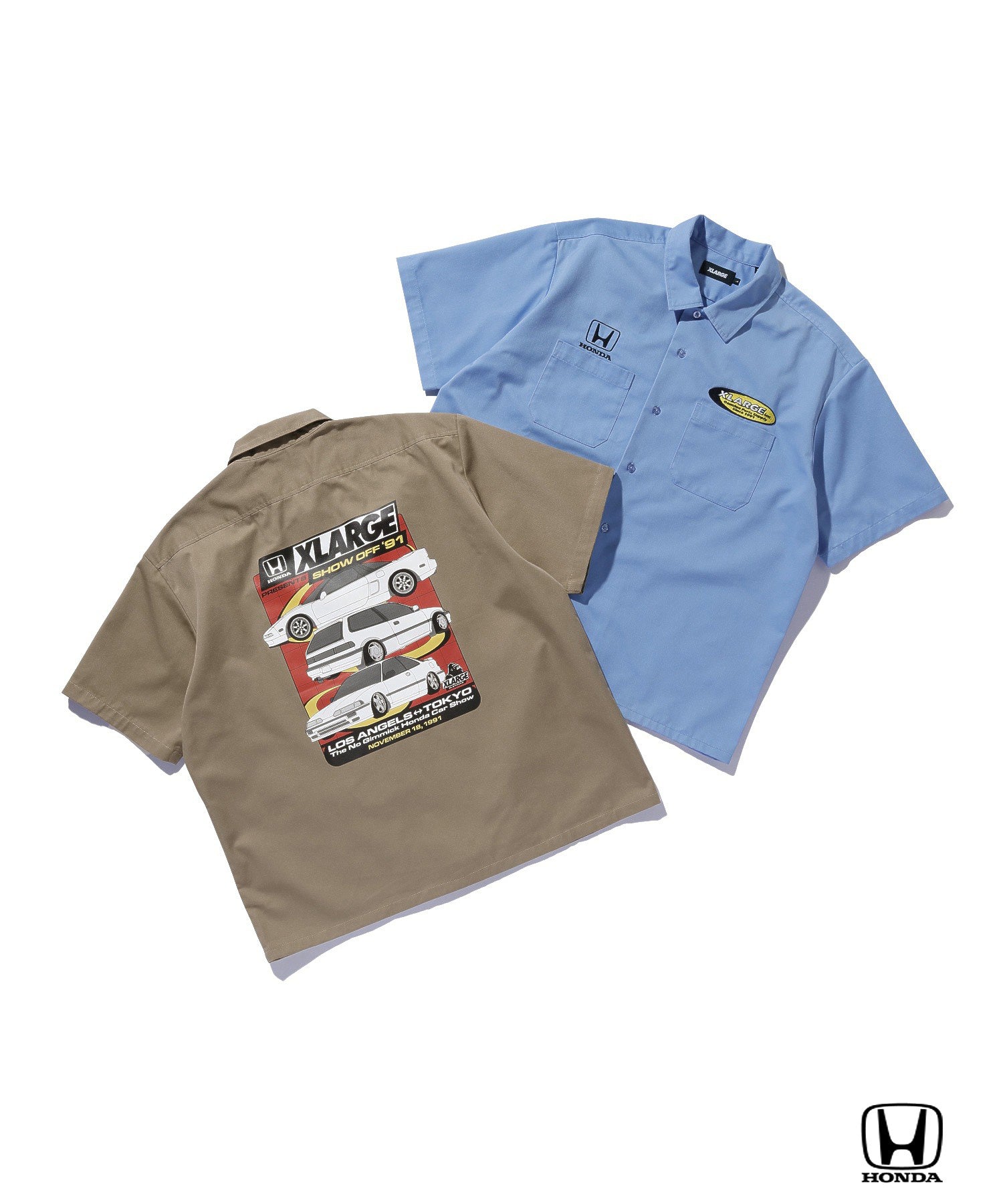 XLARGE×Honda SHOWOFF S/S WORK SHIRT