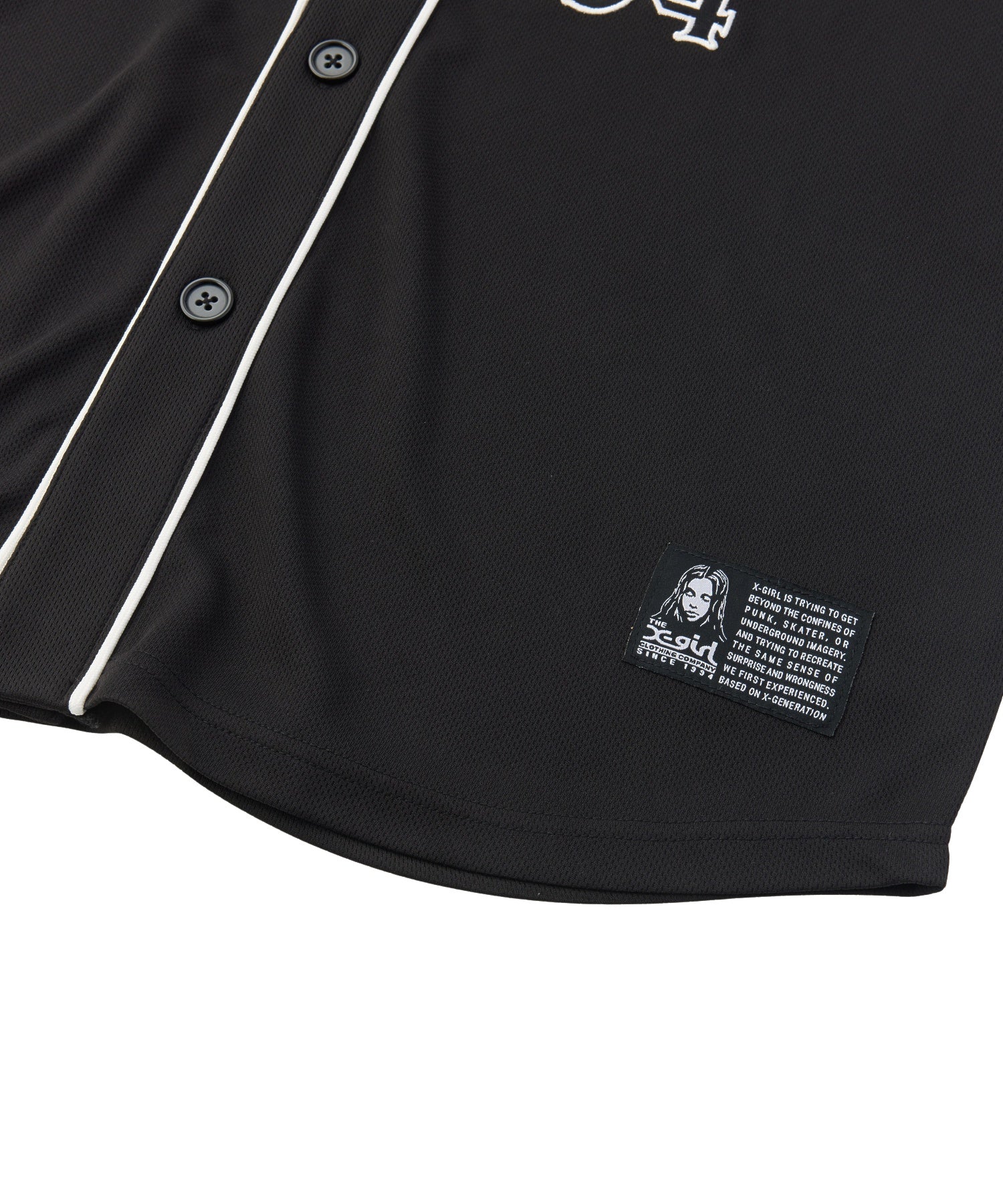 LOGO PATCH BASEBALL SHIRT