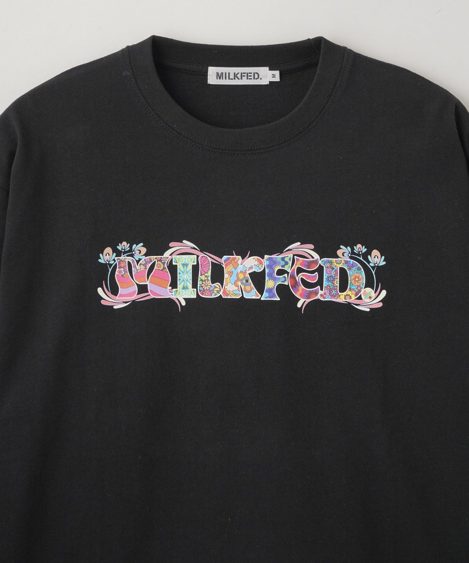 PATTERNED LOGO L/S TEE