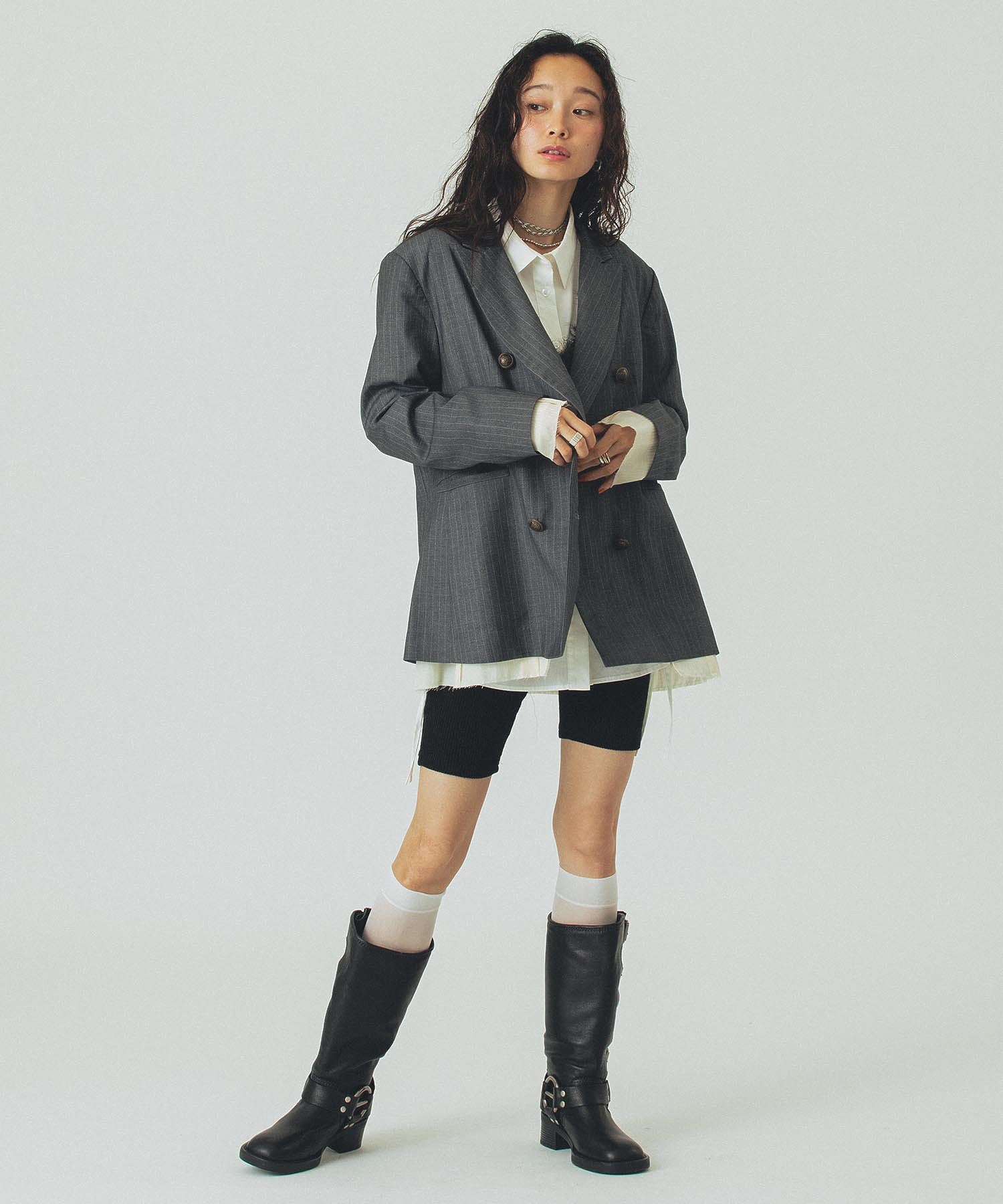 model:161cm 着用サイズ:S