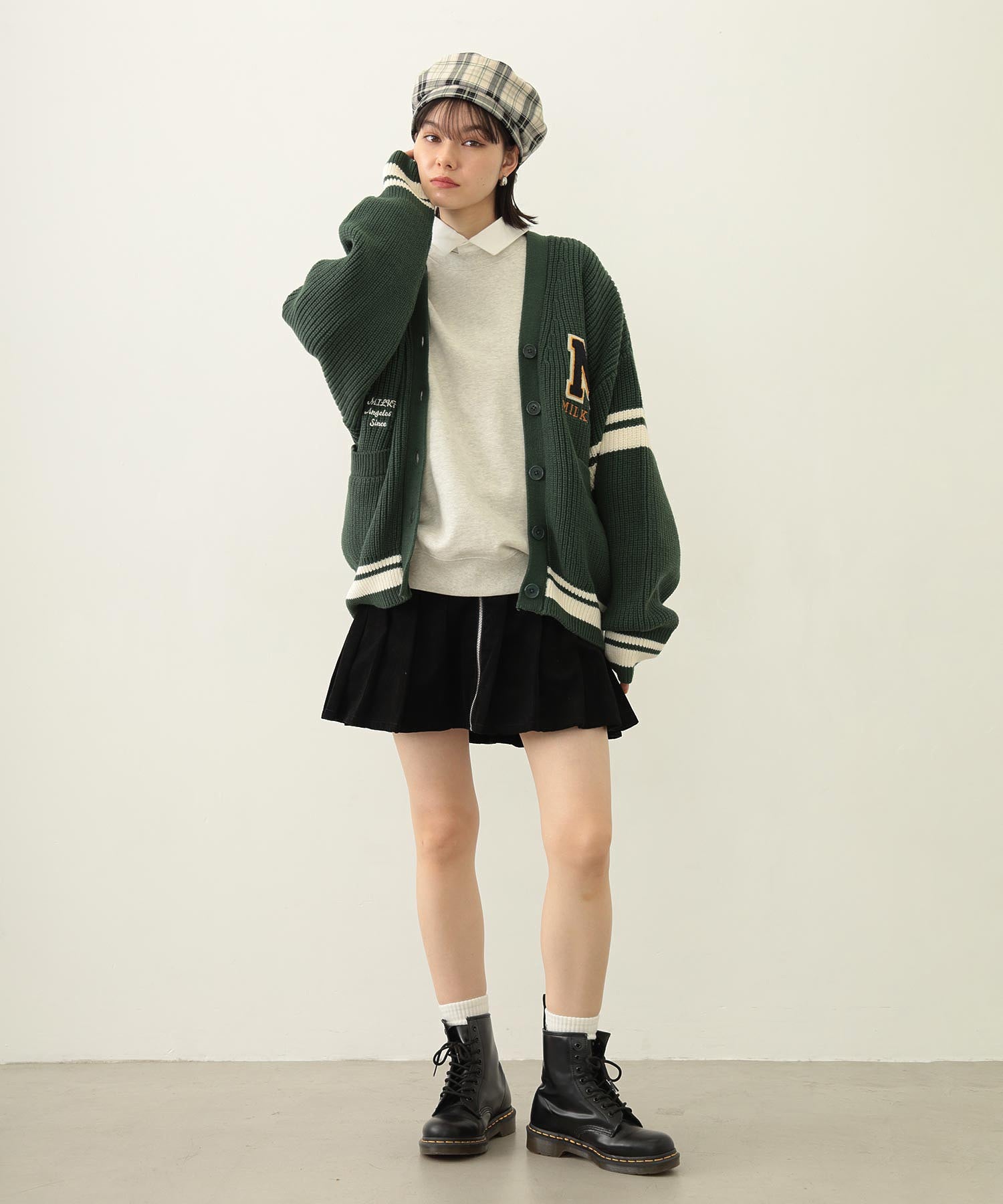 ICING LOGO WIDE CREW SWEAT TOP