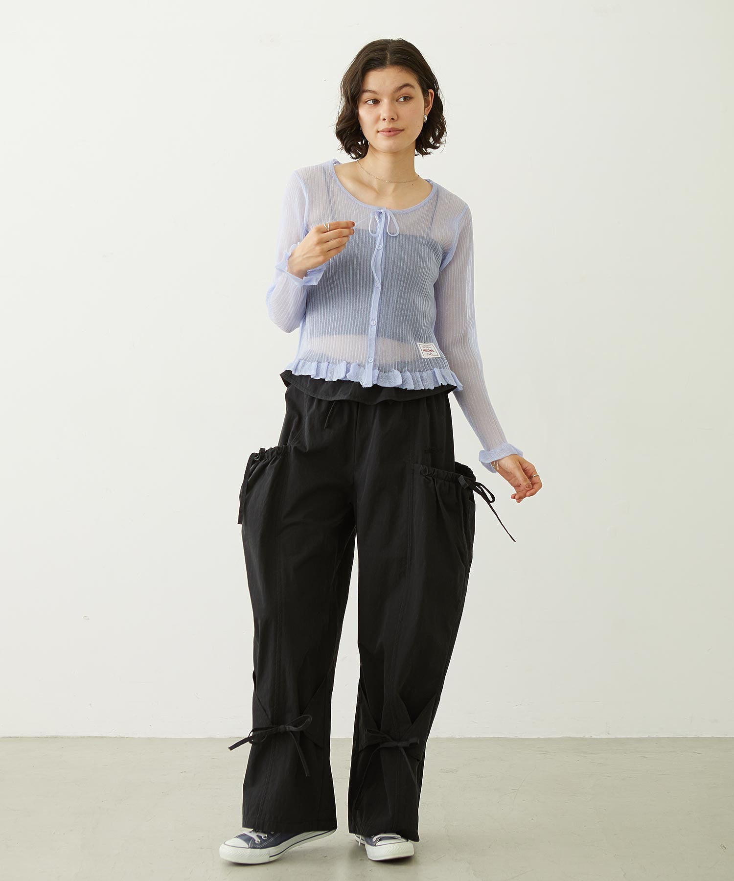 2-PIECE SHEER CARDIGAN