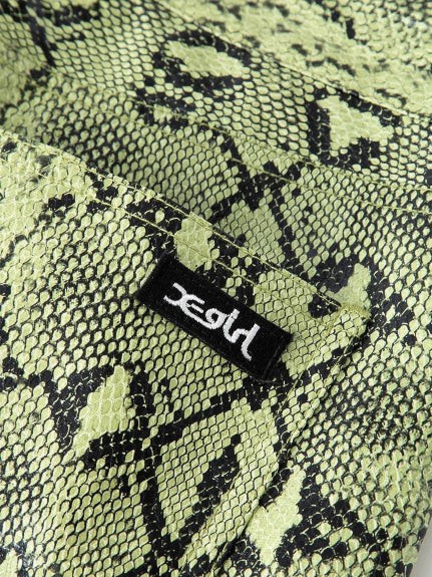 SNAKE PATTERN FLARE PANTS X-girl