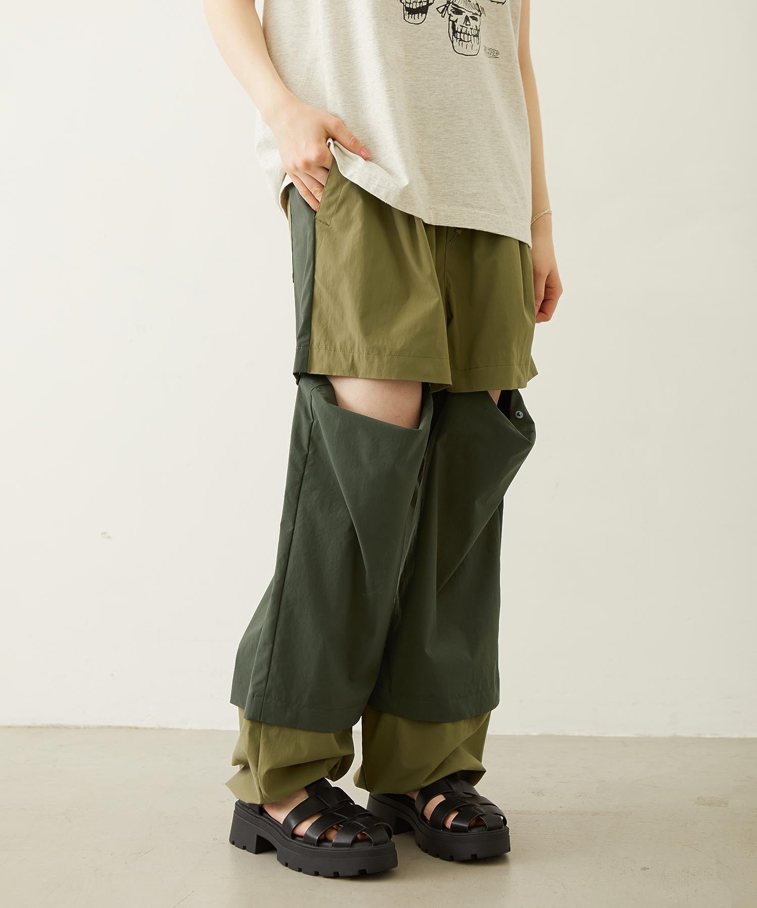 BICOLOR PANTS