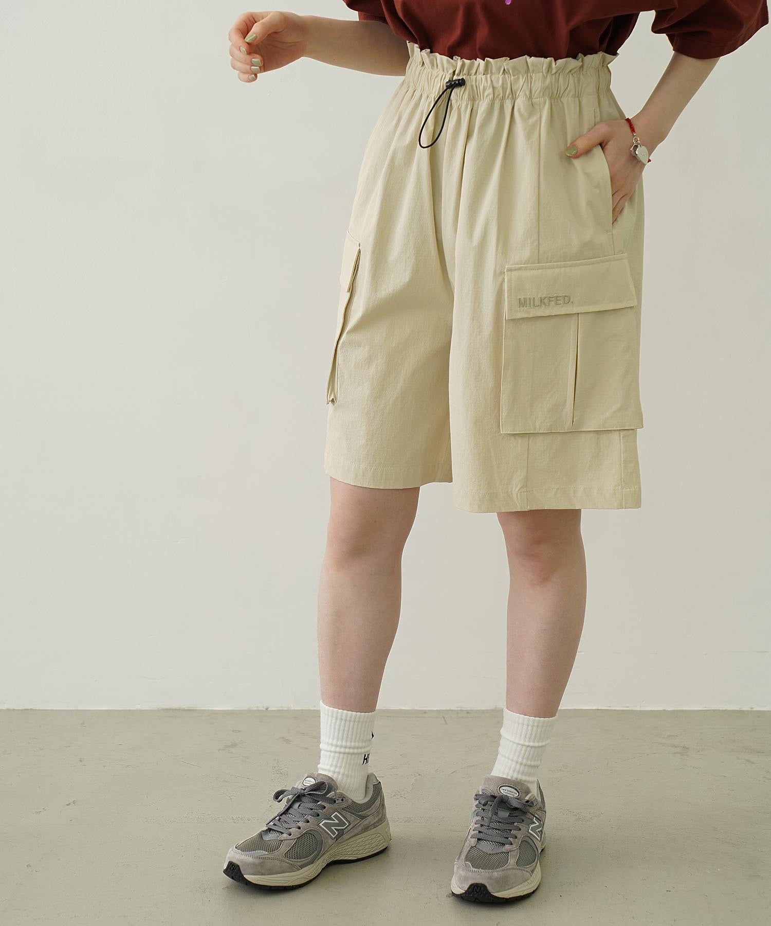 MILKFED. ×OP CARGO SHORTS