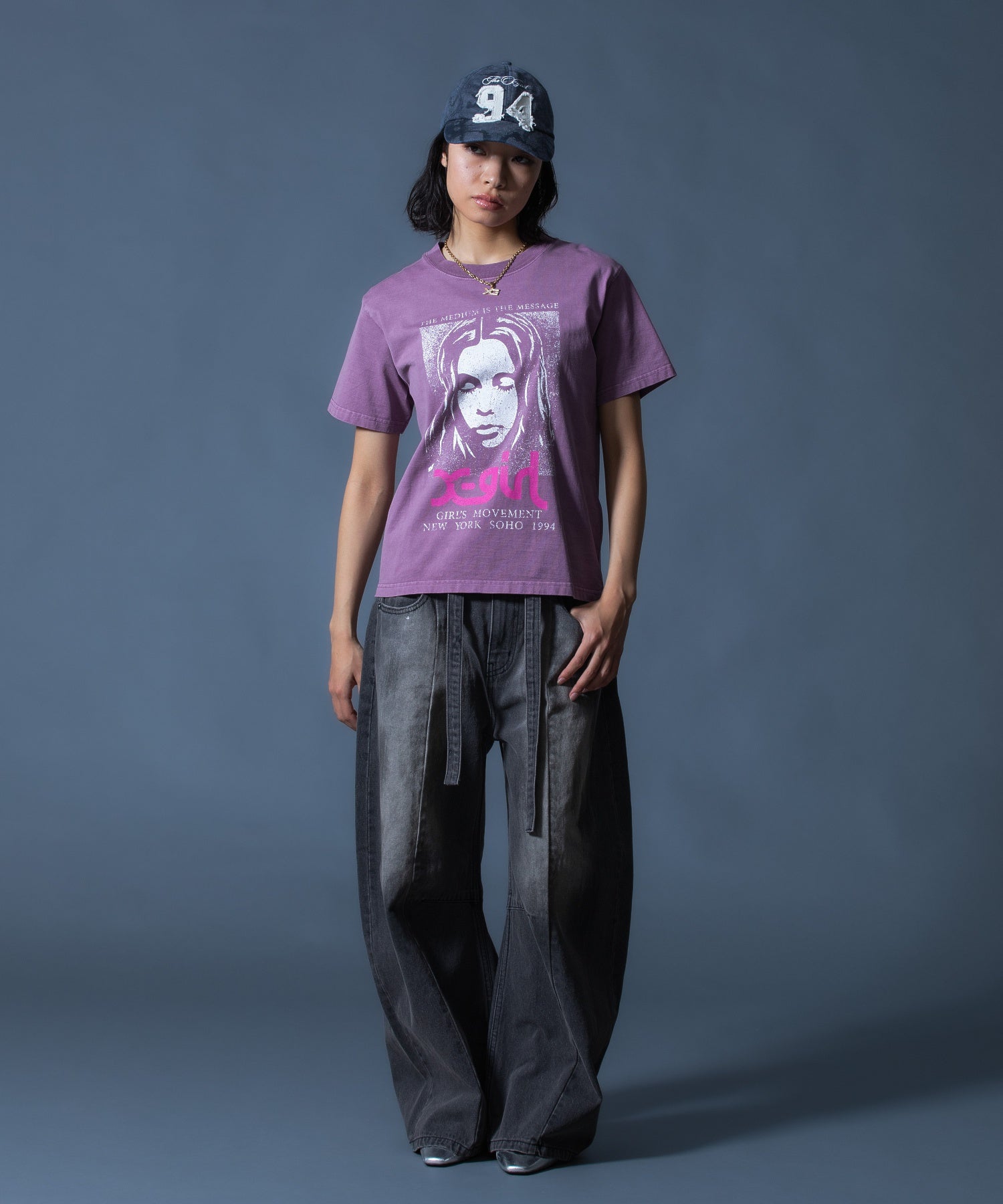 FADED FACE S/S TEE