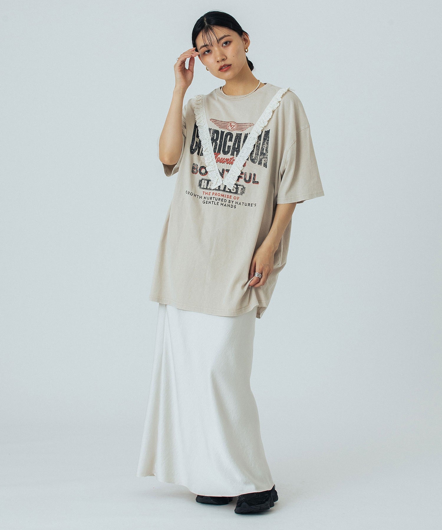 model:167cm 着用サイズ:ONE SIZE