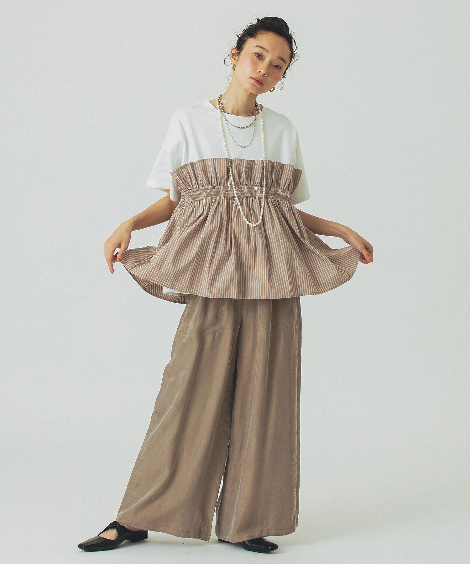model:161cm 着用サイズ:ONE SIZE