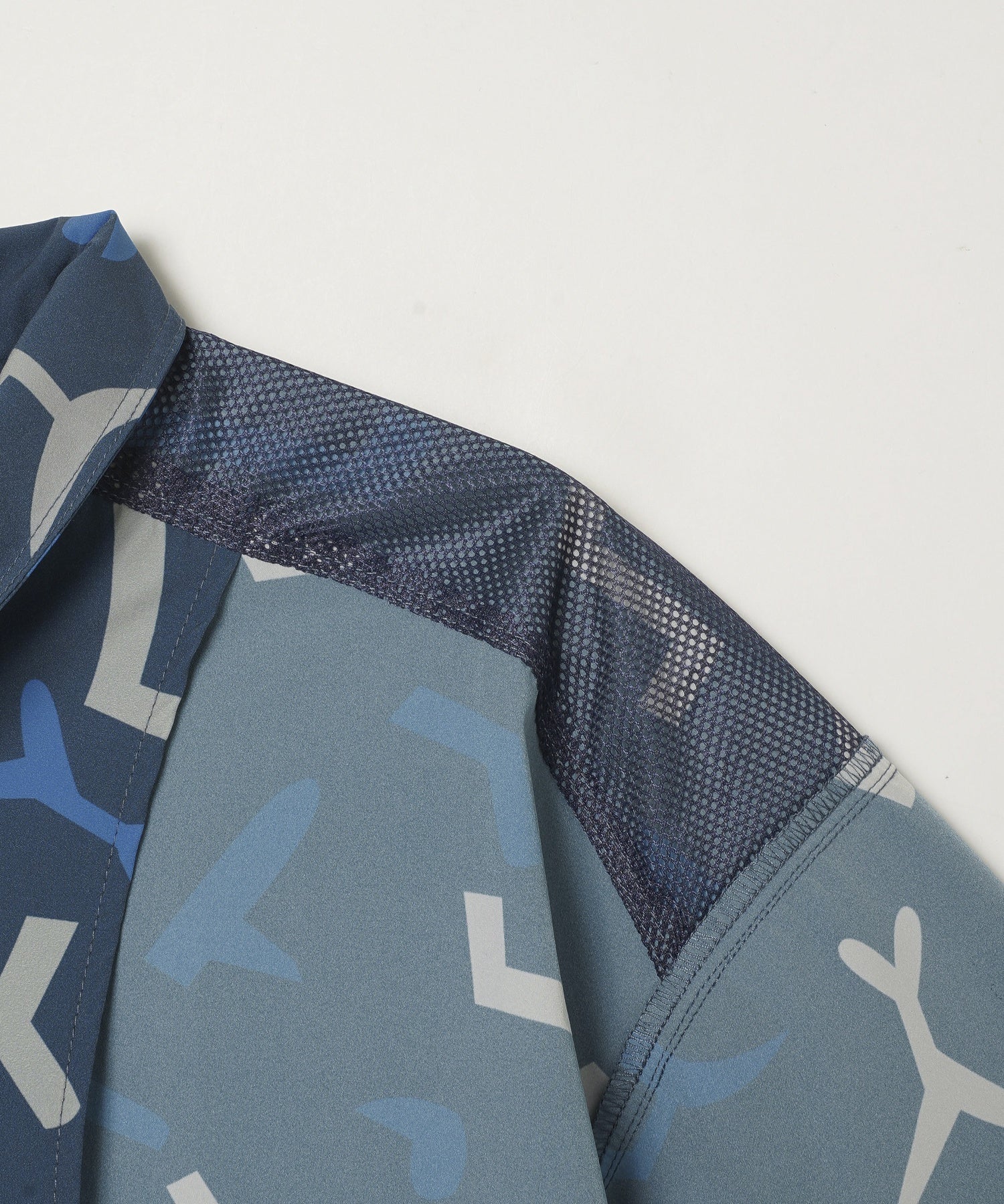 WILDTHINGS/ワイルドシングス/PRINT SLANT S/S SHIRT/WT24035AD