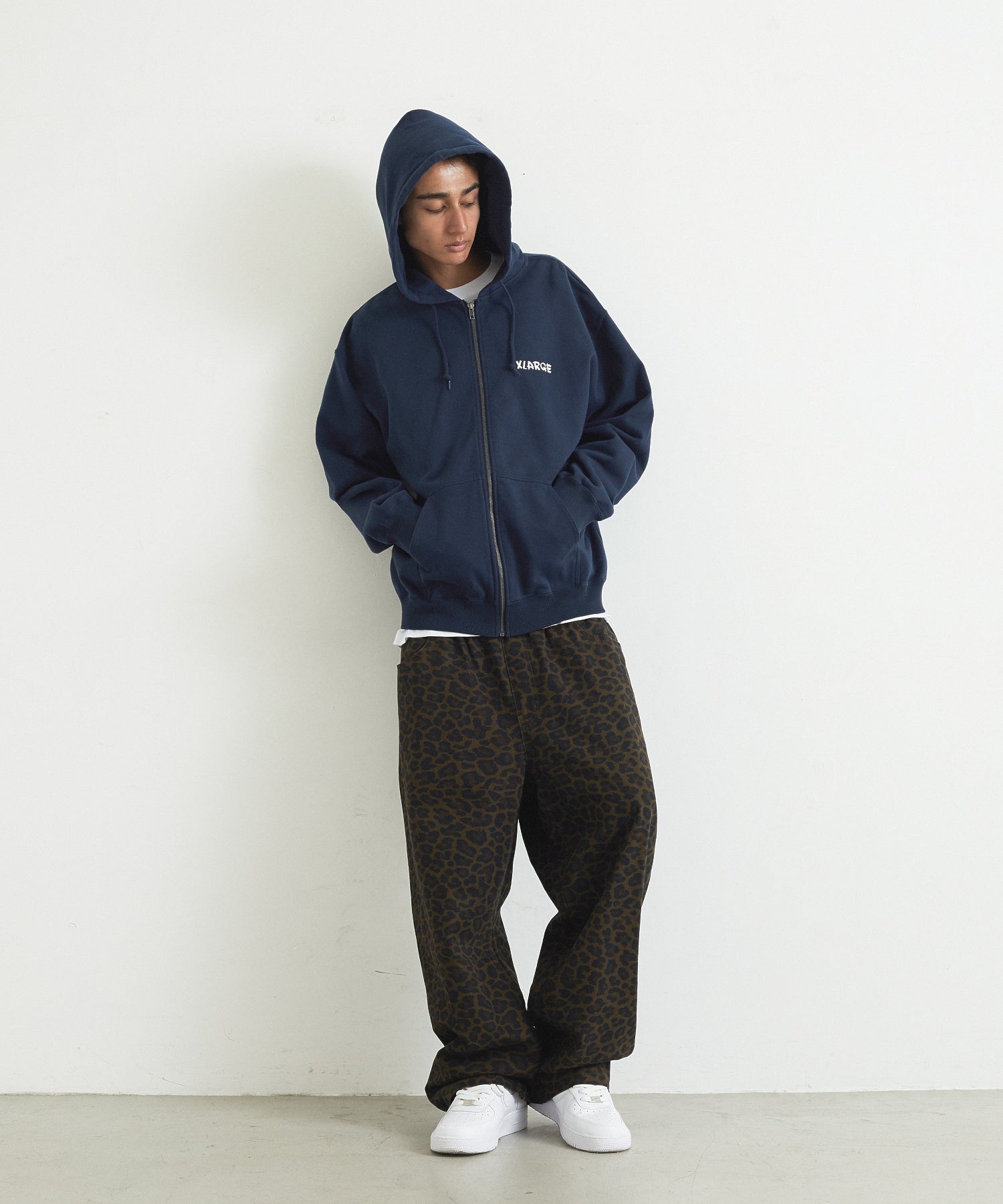 DRAWING OG ZIP HOODED SWEATSHIRT