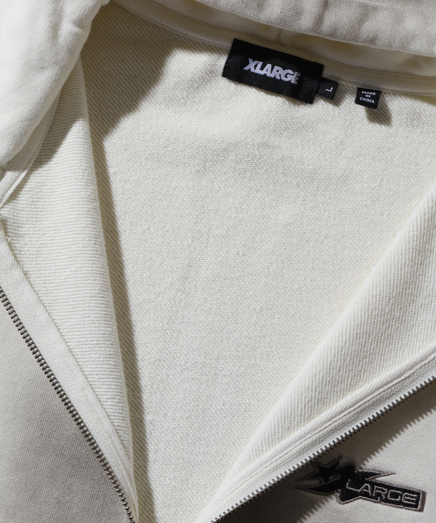SPRAY DYED ZIP UP HOODED SWEATSHIRT