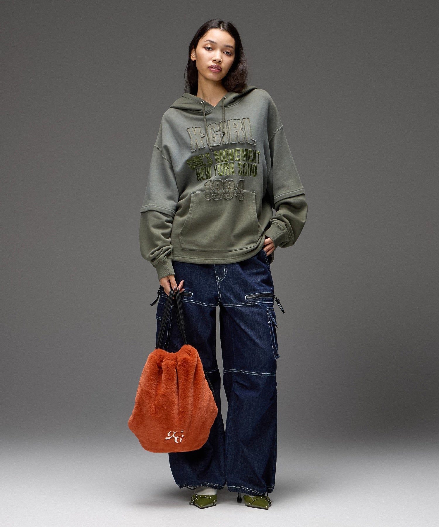 BICOLOR STITCH EASY CARGO PANTS