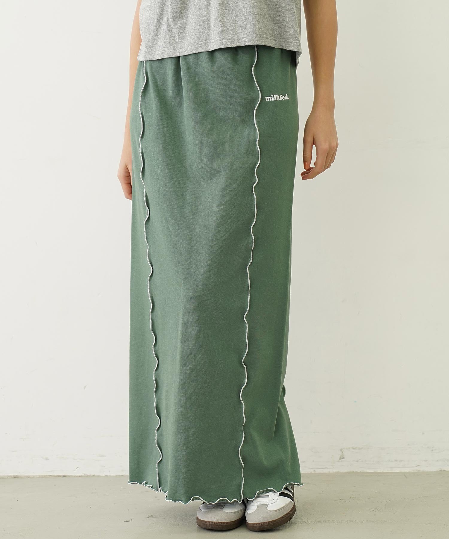 LETTUCE EDGE SWEAT SKIRT