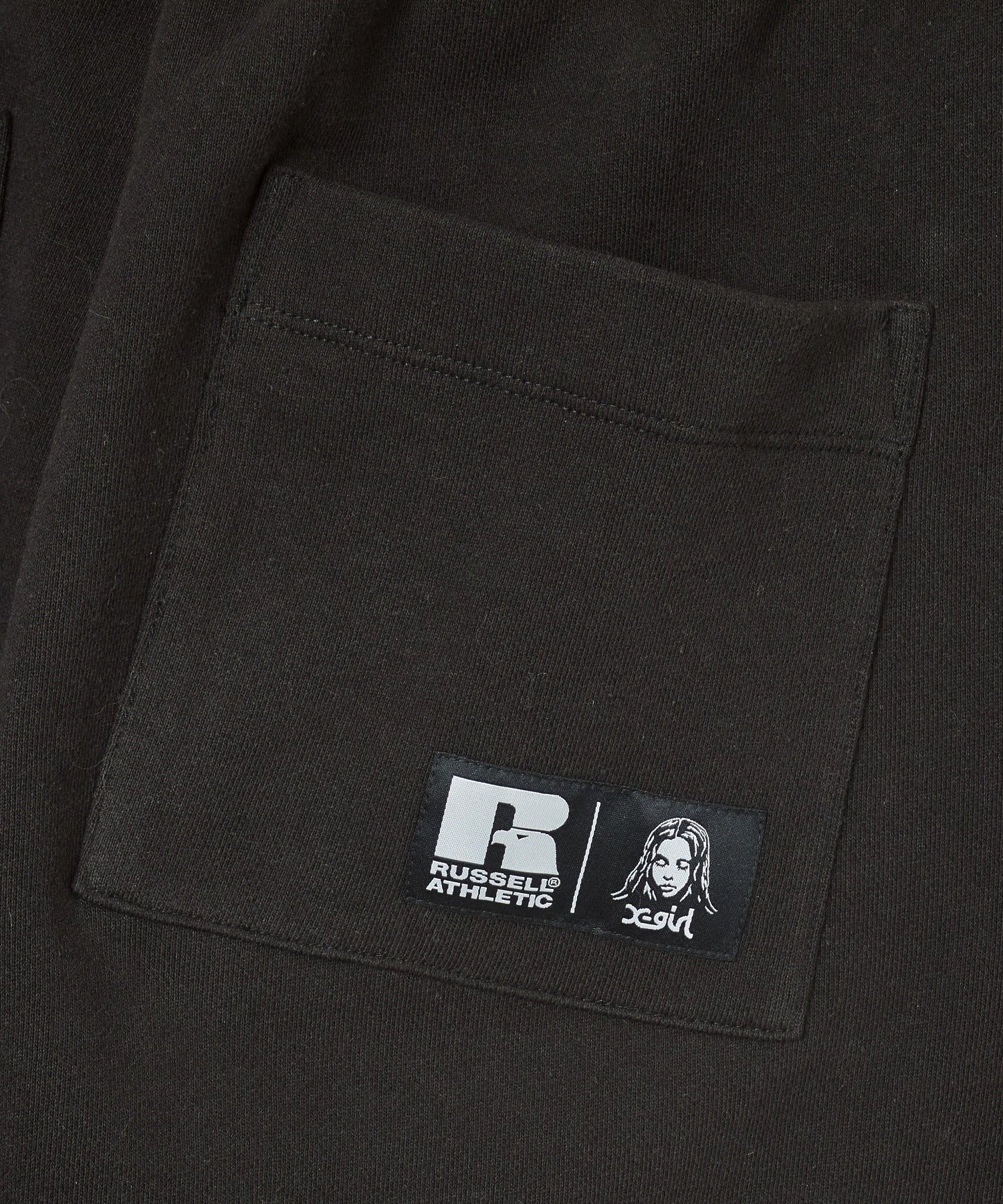 X-girl × Russell SCRIPT LOGO SWEATPANTS