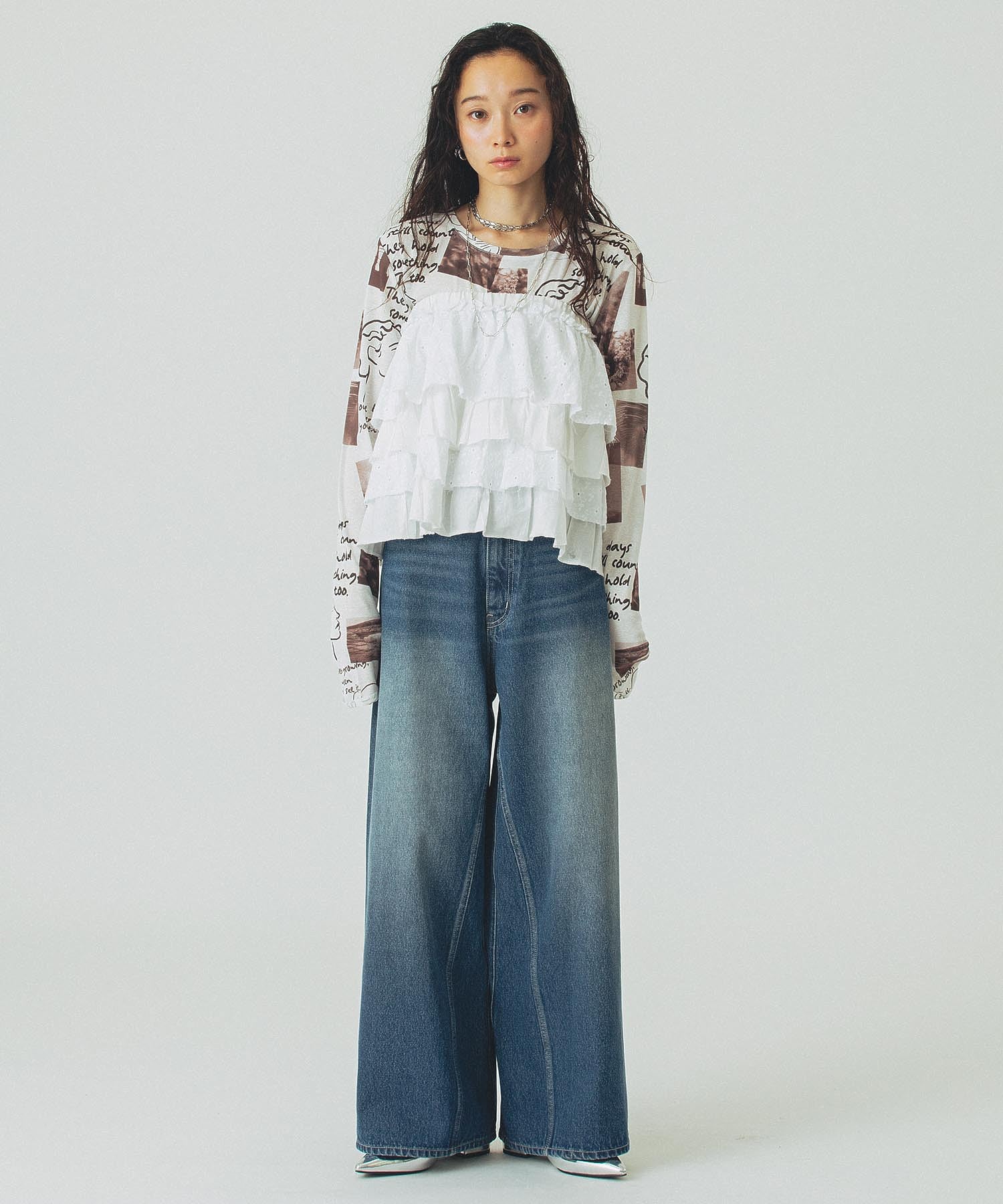 model:161cm 着用サイズ:ONE SIZE
