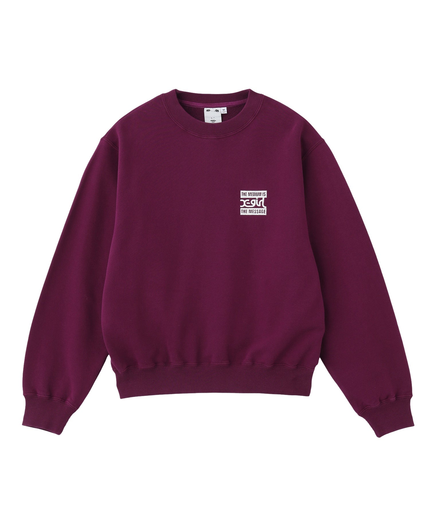 BOX AND MILLS LOGO PATCH SWEATSHIRT