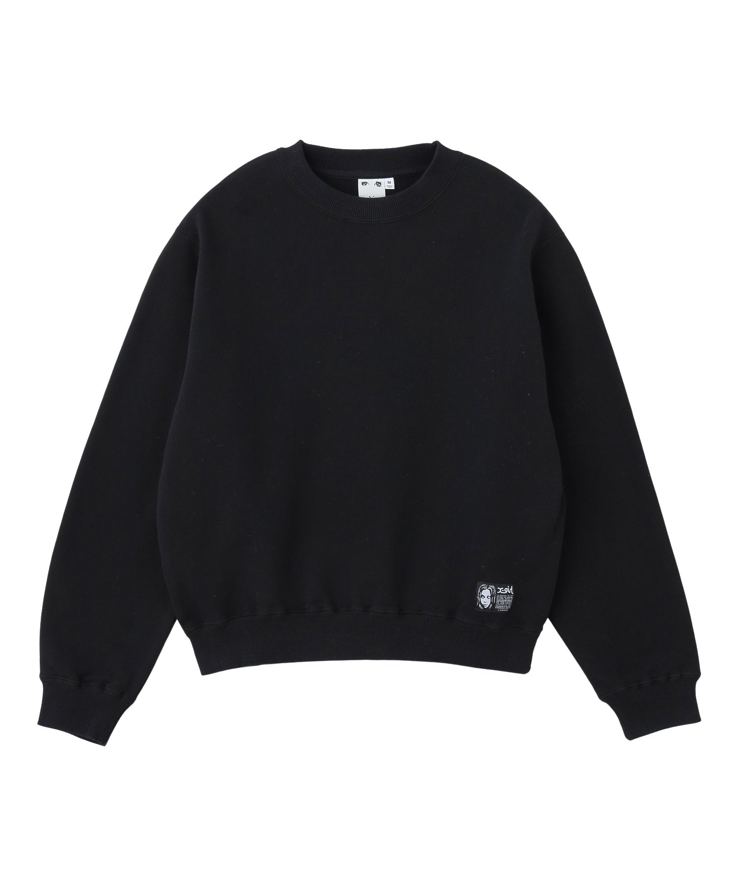 FACE LABEL PATCH SWEATSHIRT