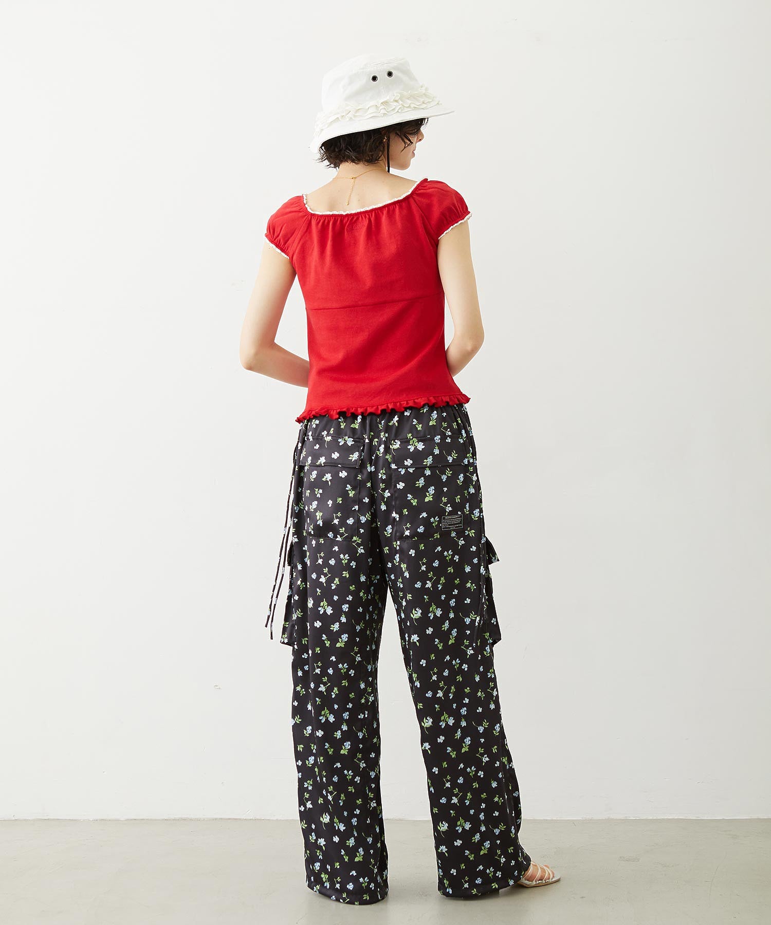 FRILL CAP SLEEVE TOP
