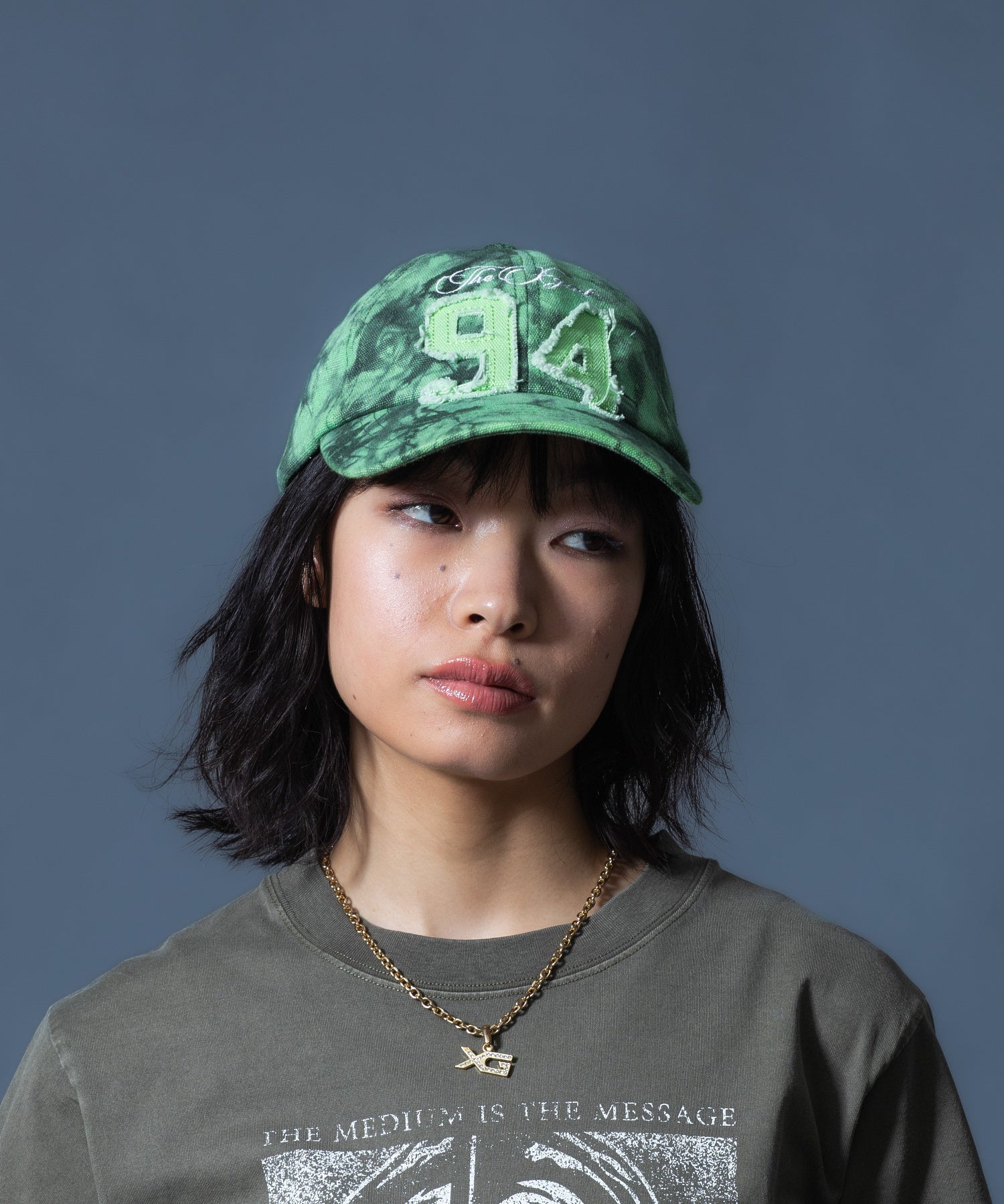 FADED NUMBER LOGO 6PANEL CAP