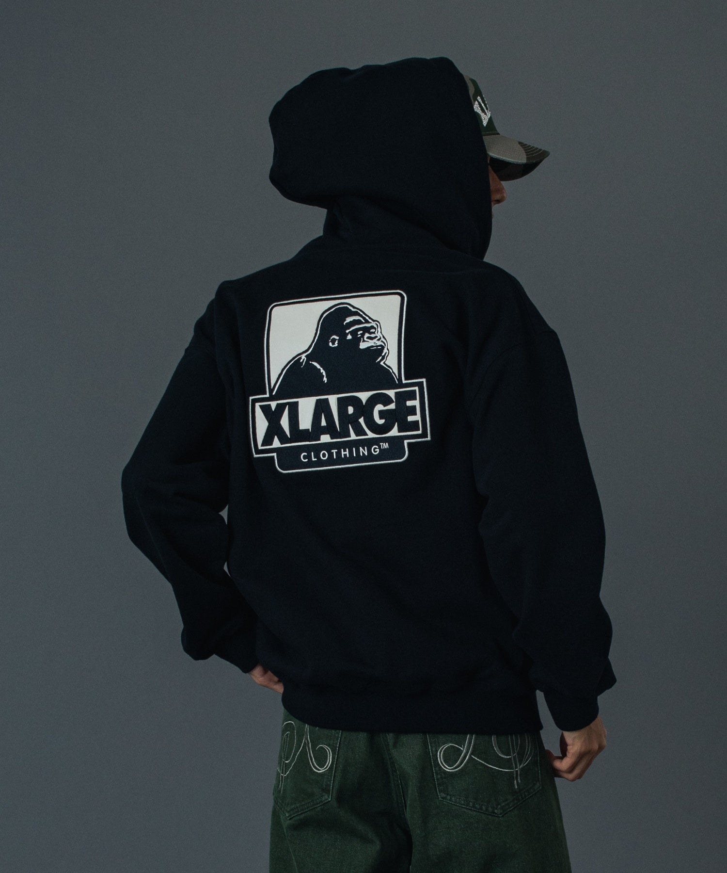 OG BOX ZIP UP HOODED SWEATSHIRT